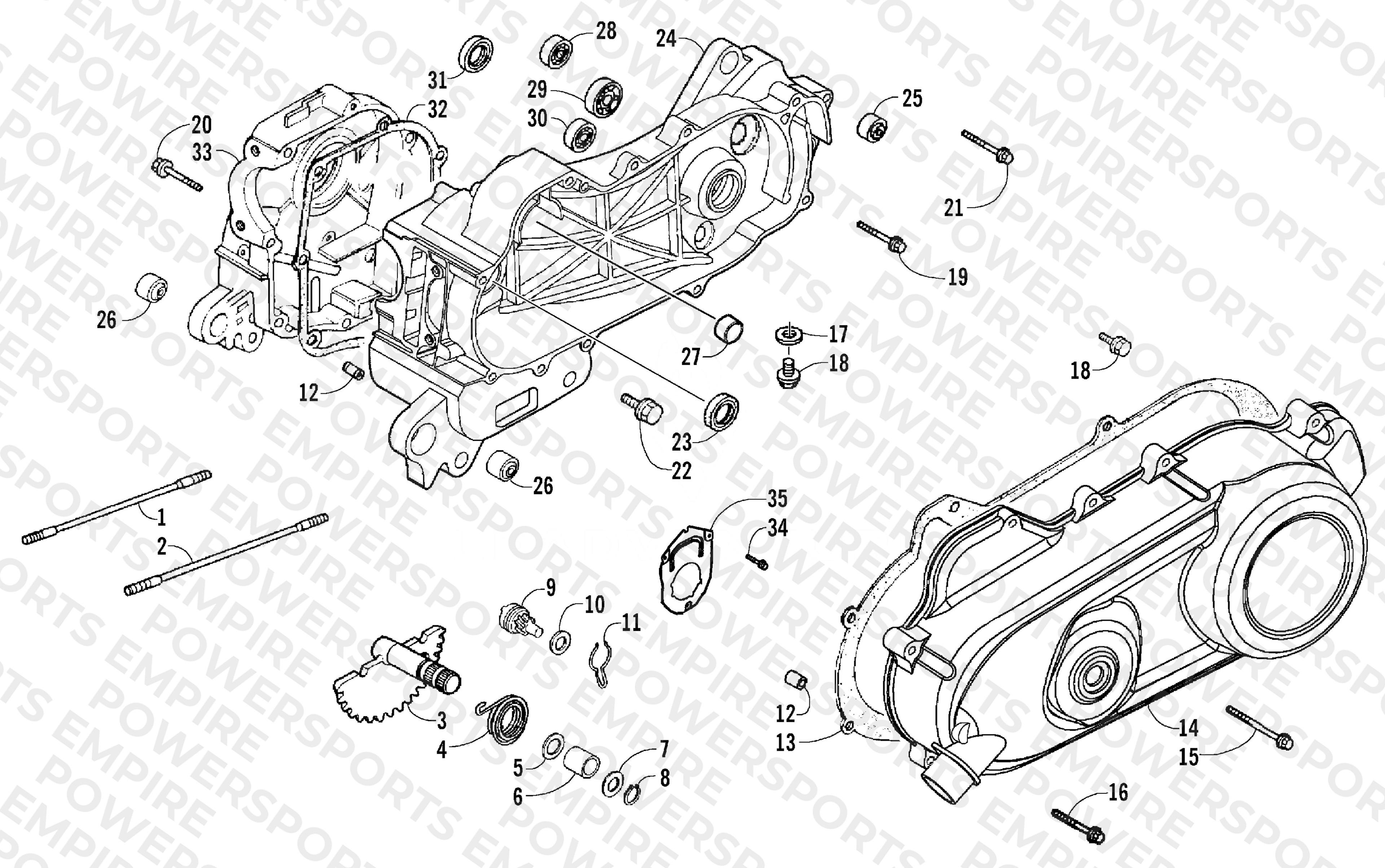 CRANKCASE ASSEMBLY