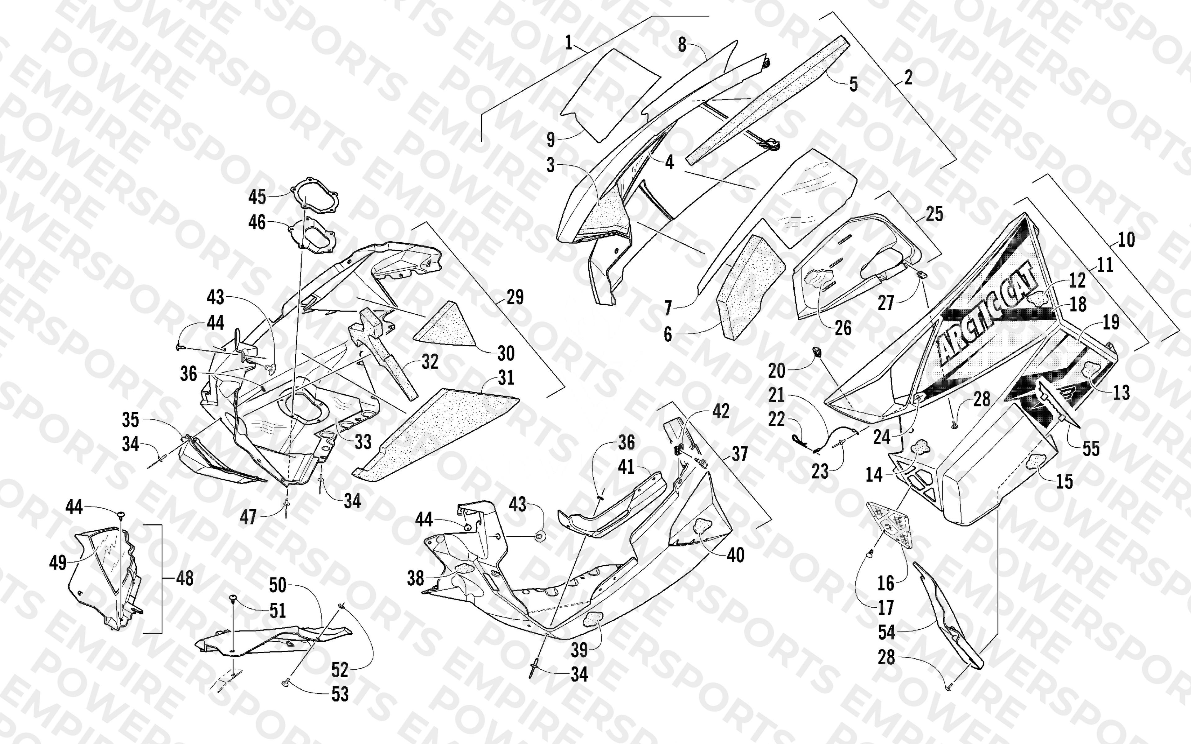 SKID PLATE AND SIDE PANEL ASSEMBLY