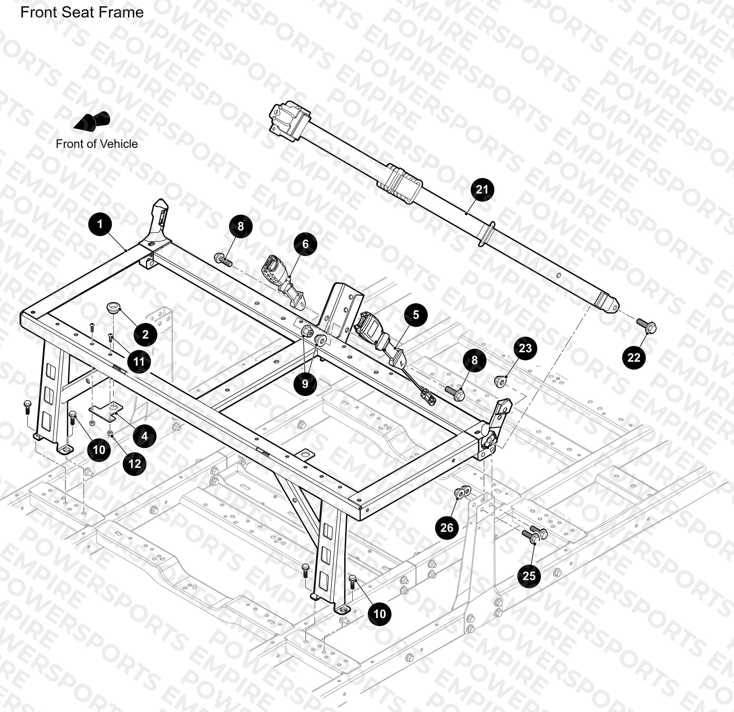 FRONT SEAT FRAME