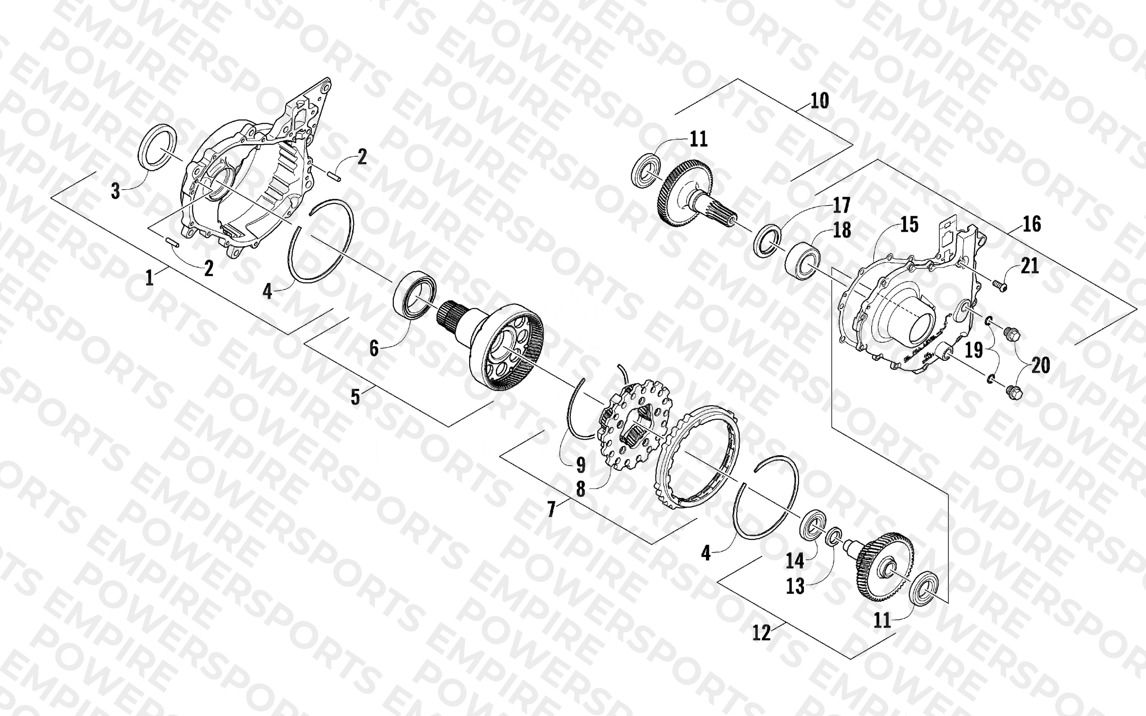 GEARCASE ASSEMBLY