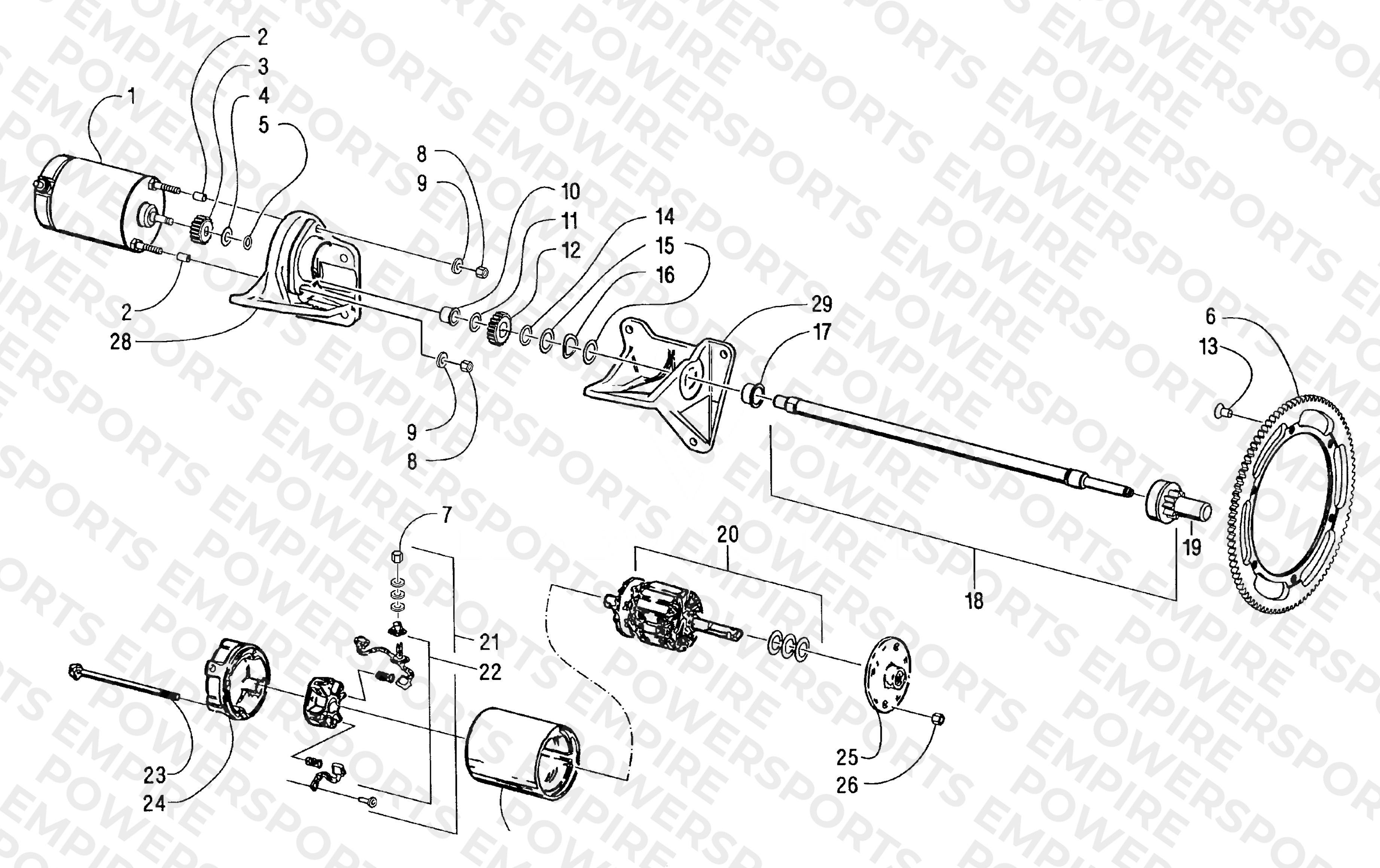STARTER MOTOR ASSEMBLY