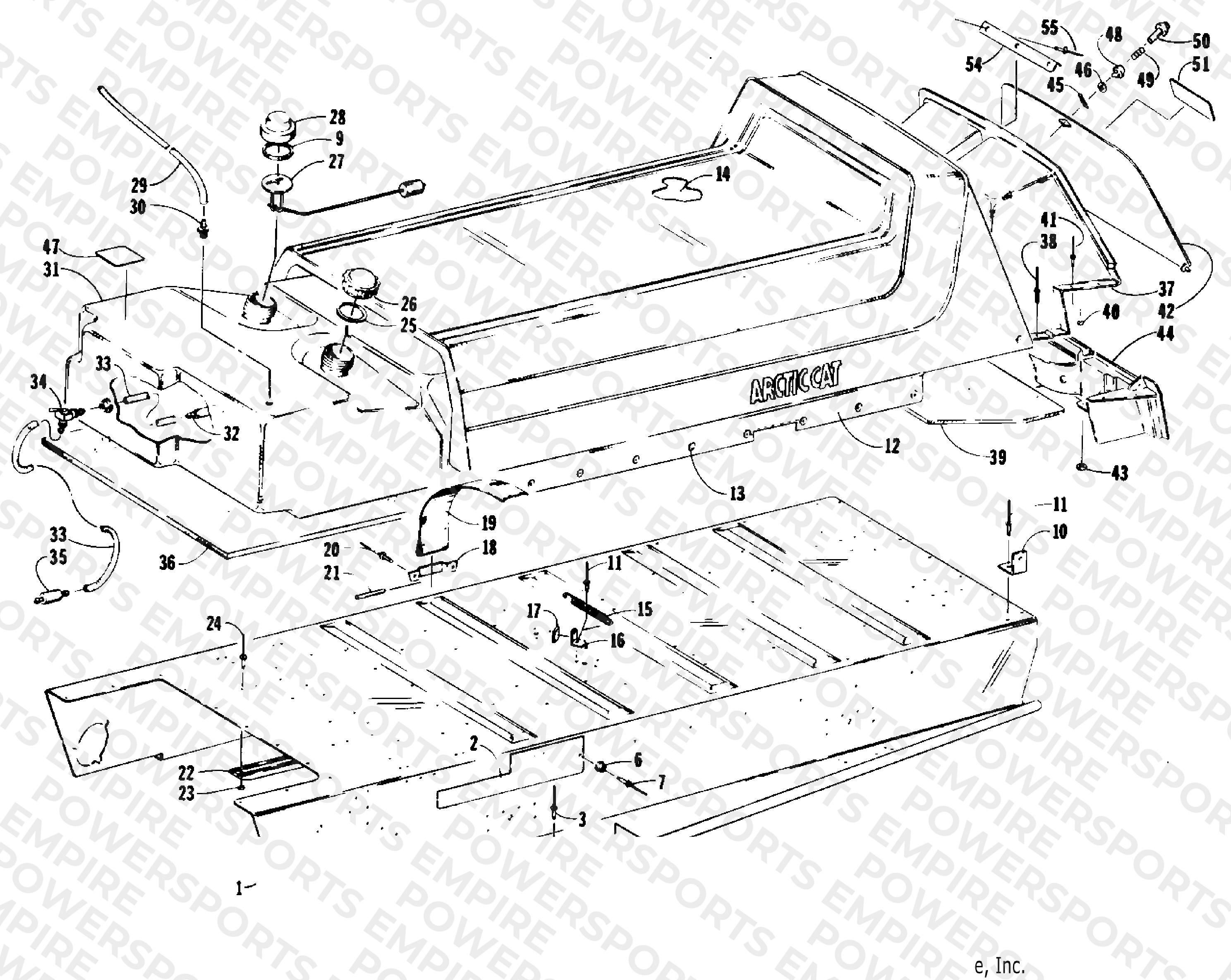 BODY, SEAT, AND GAS TANK