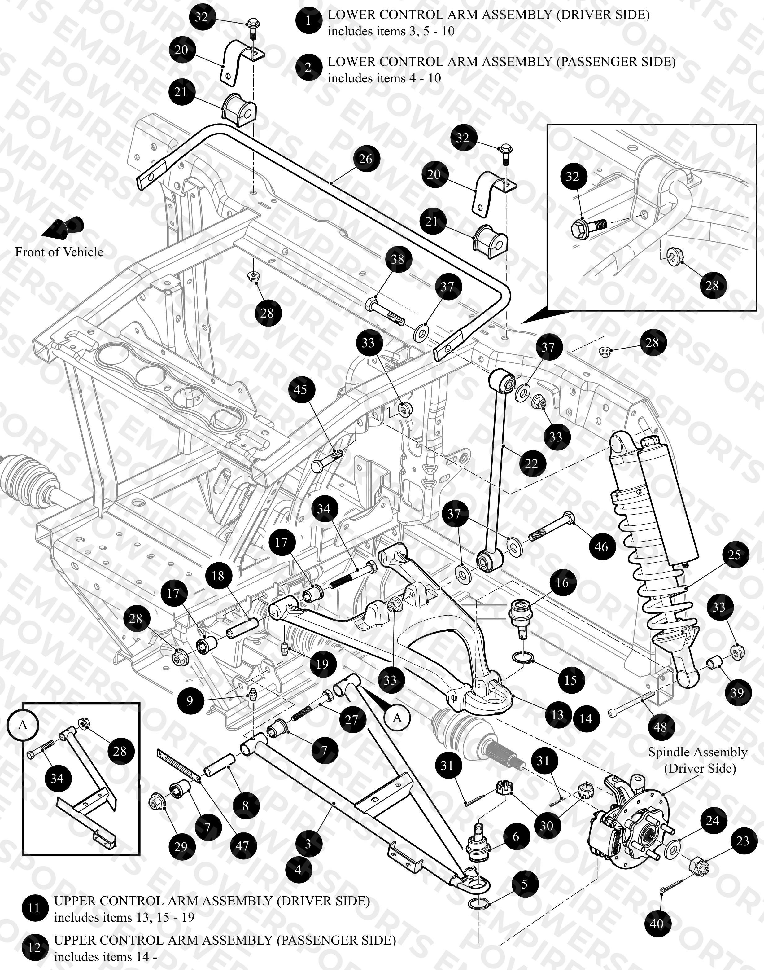 FRONT CONTROL ARM ASSEMBLY