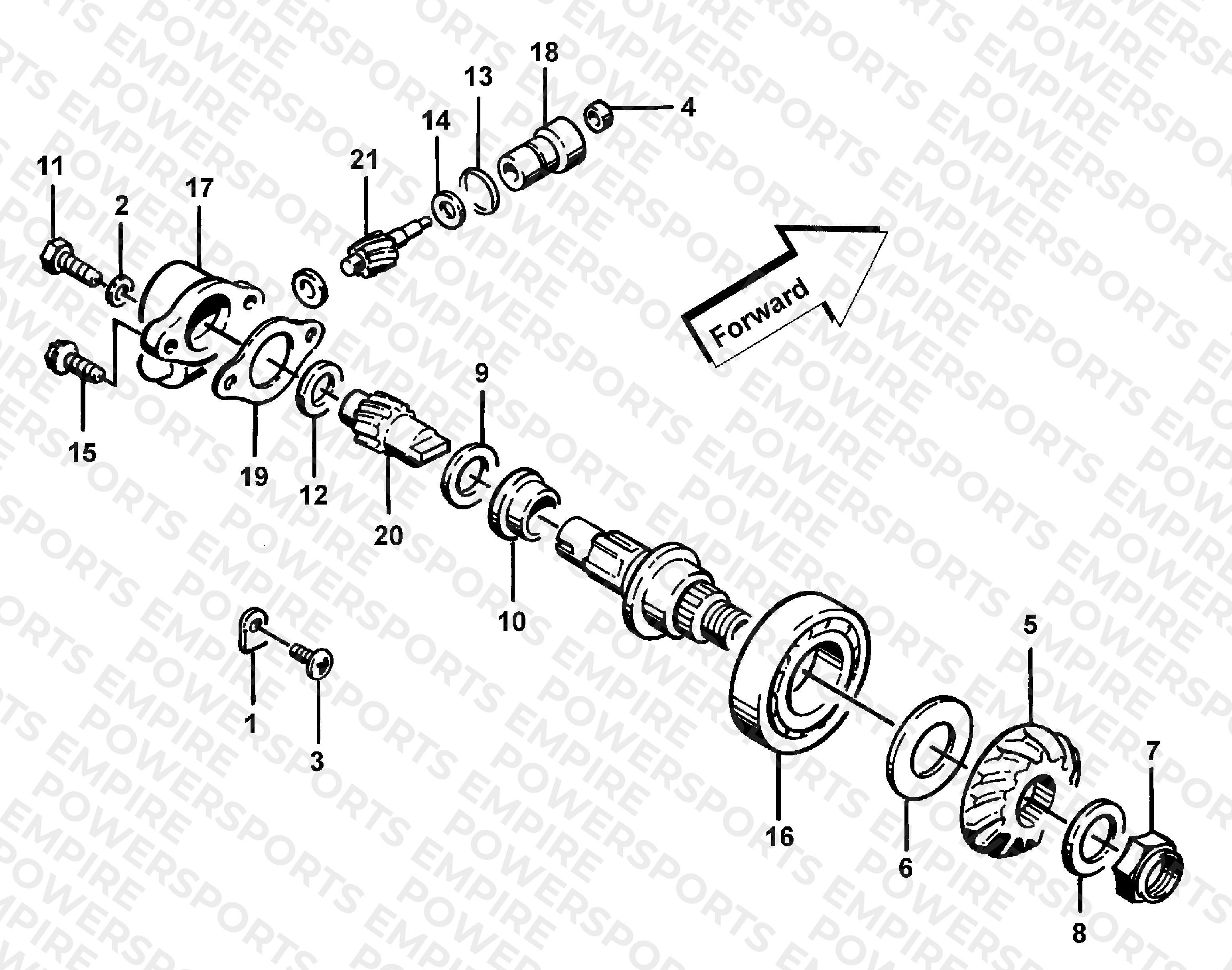 SPEEDOMETER DRIVE ASSEMBLY
