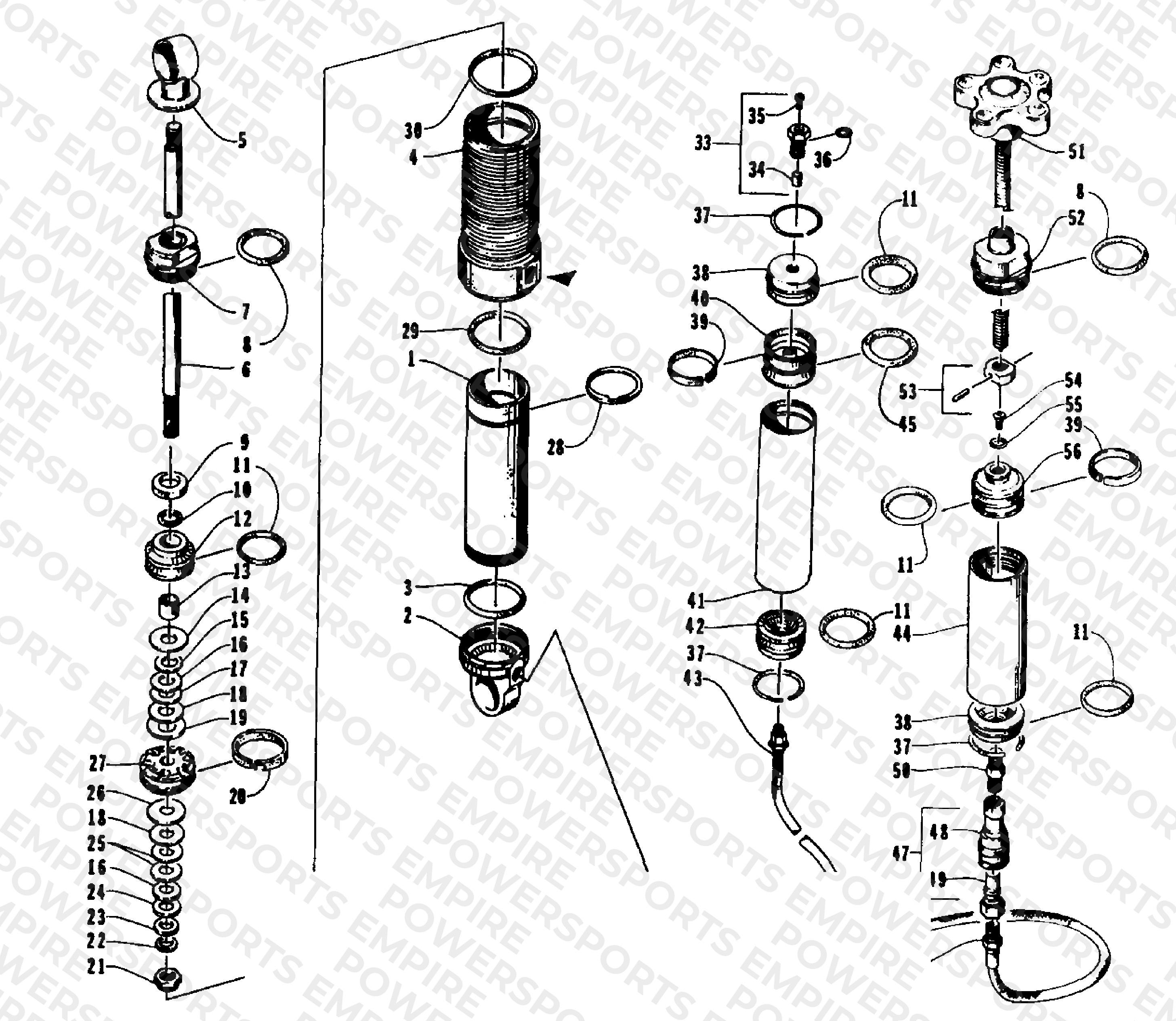 REAR SUSPENSION/FRONT ARM SHOCK ABSORBER