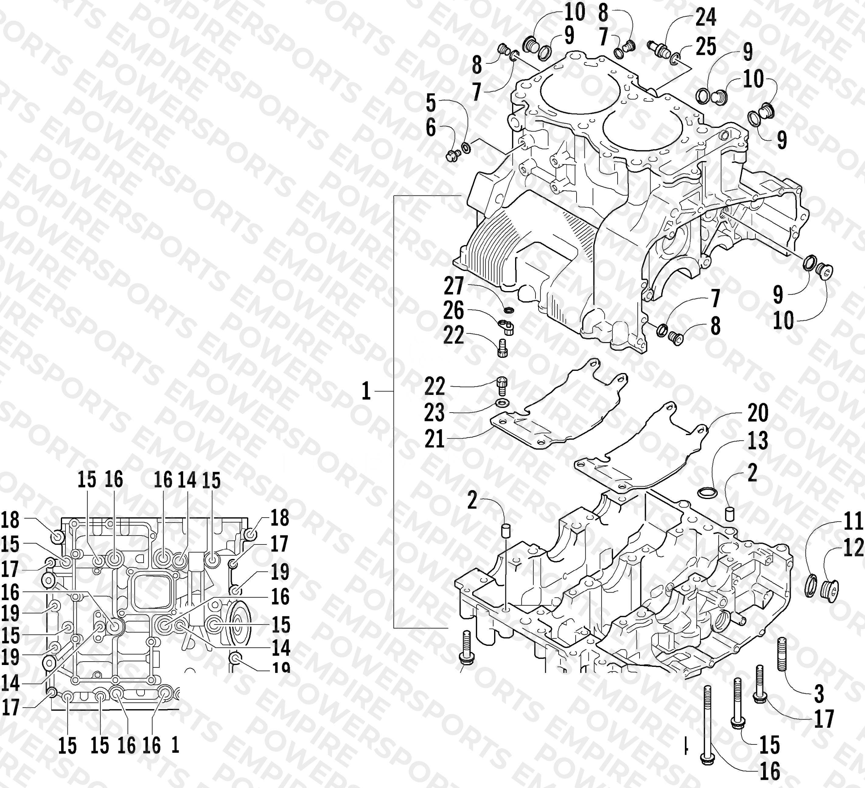 CRANKCASE ASSEMBLY