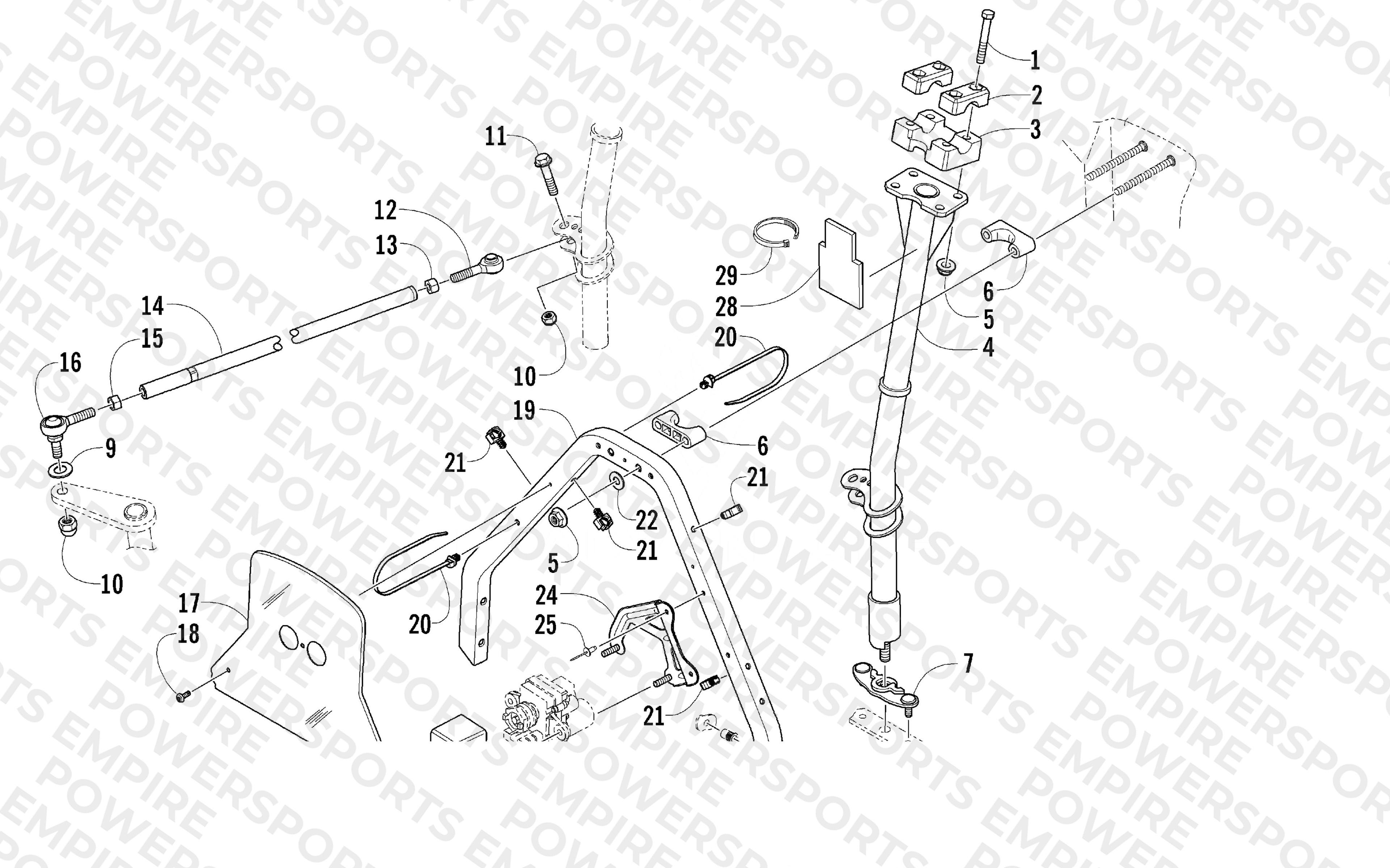 STEERING POST ASSEMBLY
