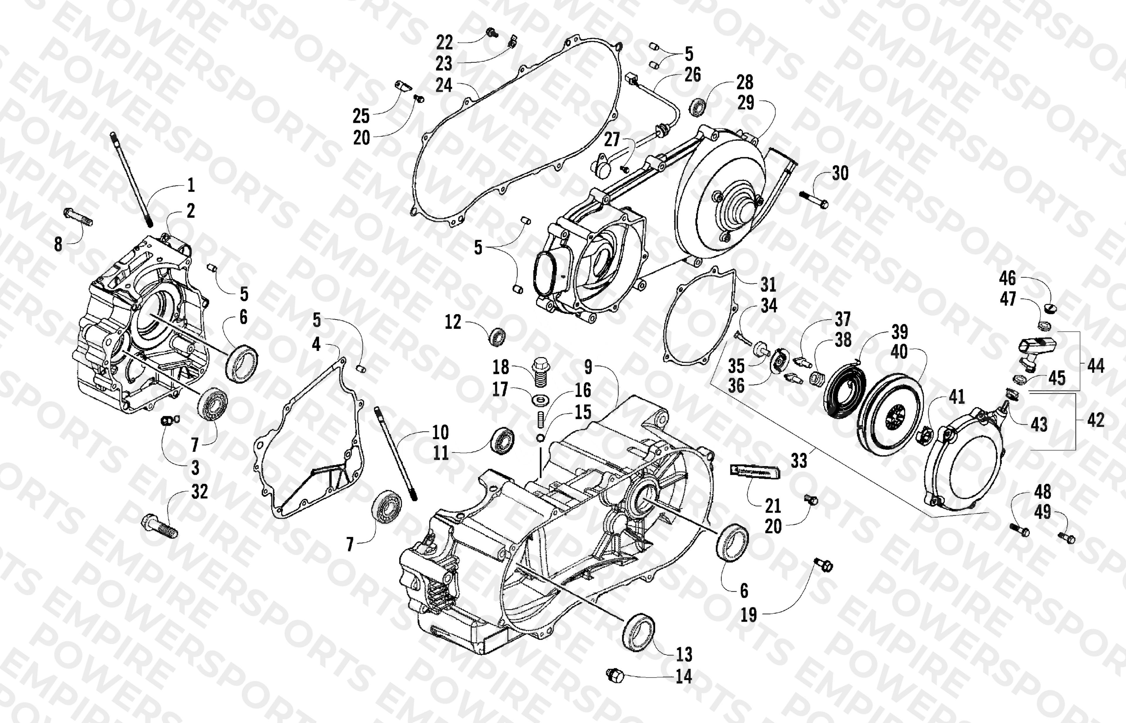 CRANKCASE ASSEMBLY