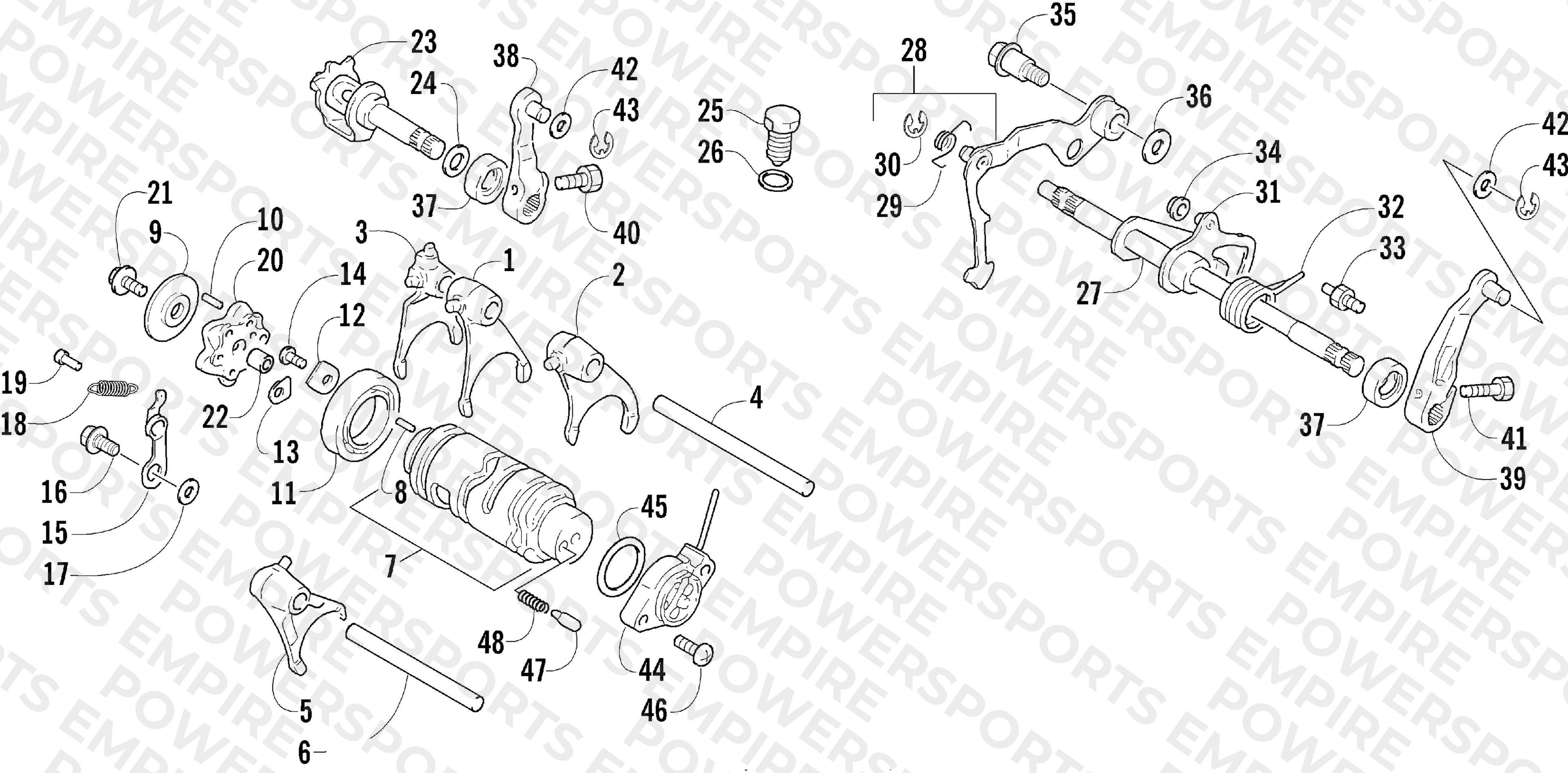 GEAR SHIFTING ASSEMBLY