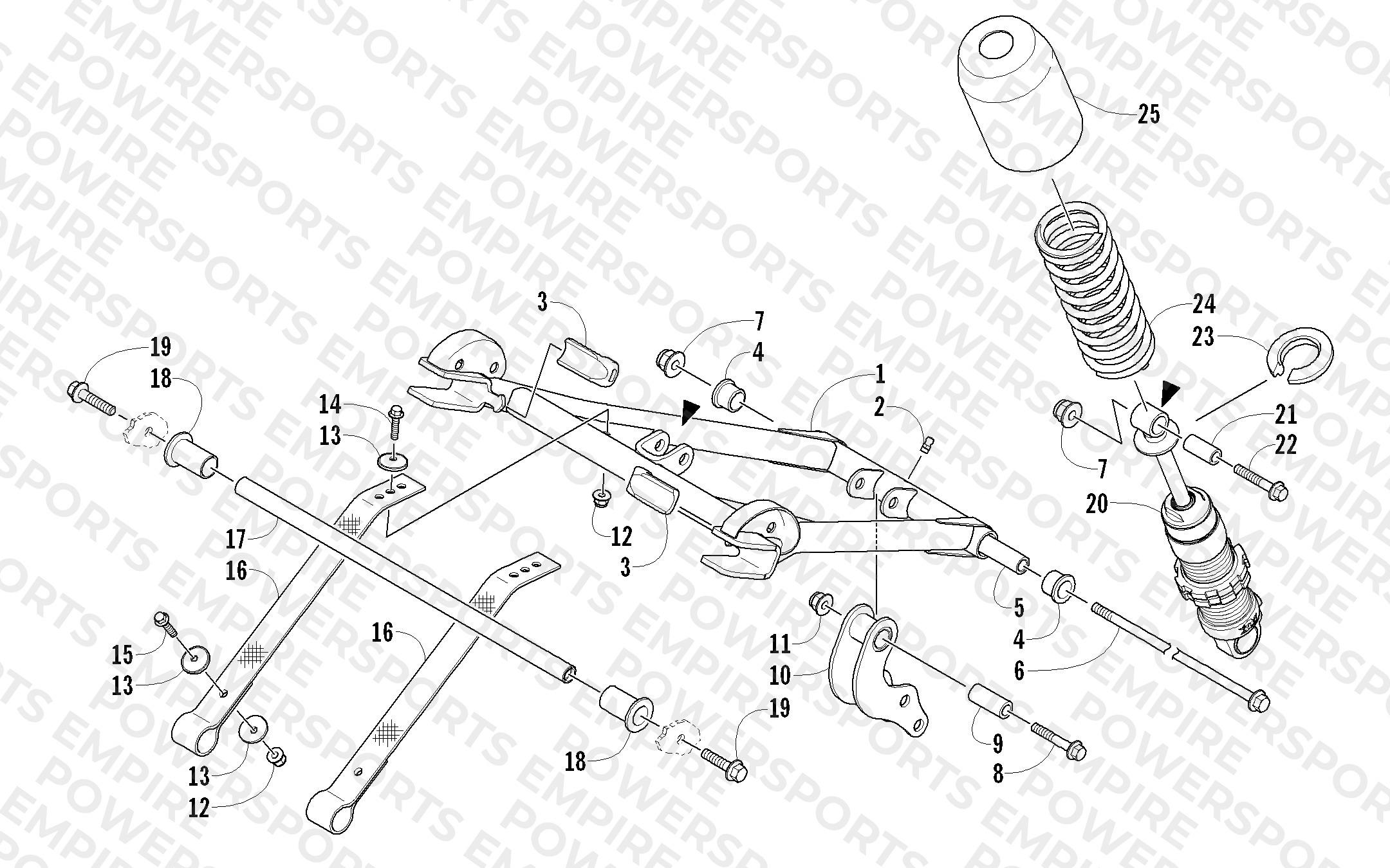 REAR SUSPENSION FRONT ARM ASSEMBLY