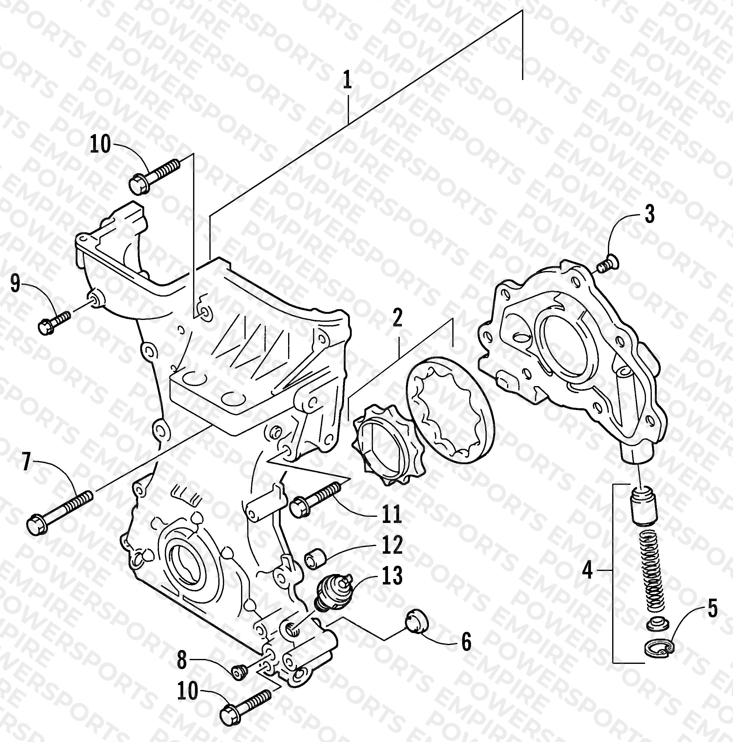 TIMING CHAIN COVER/OIL PUMP ASSEMBLY