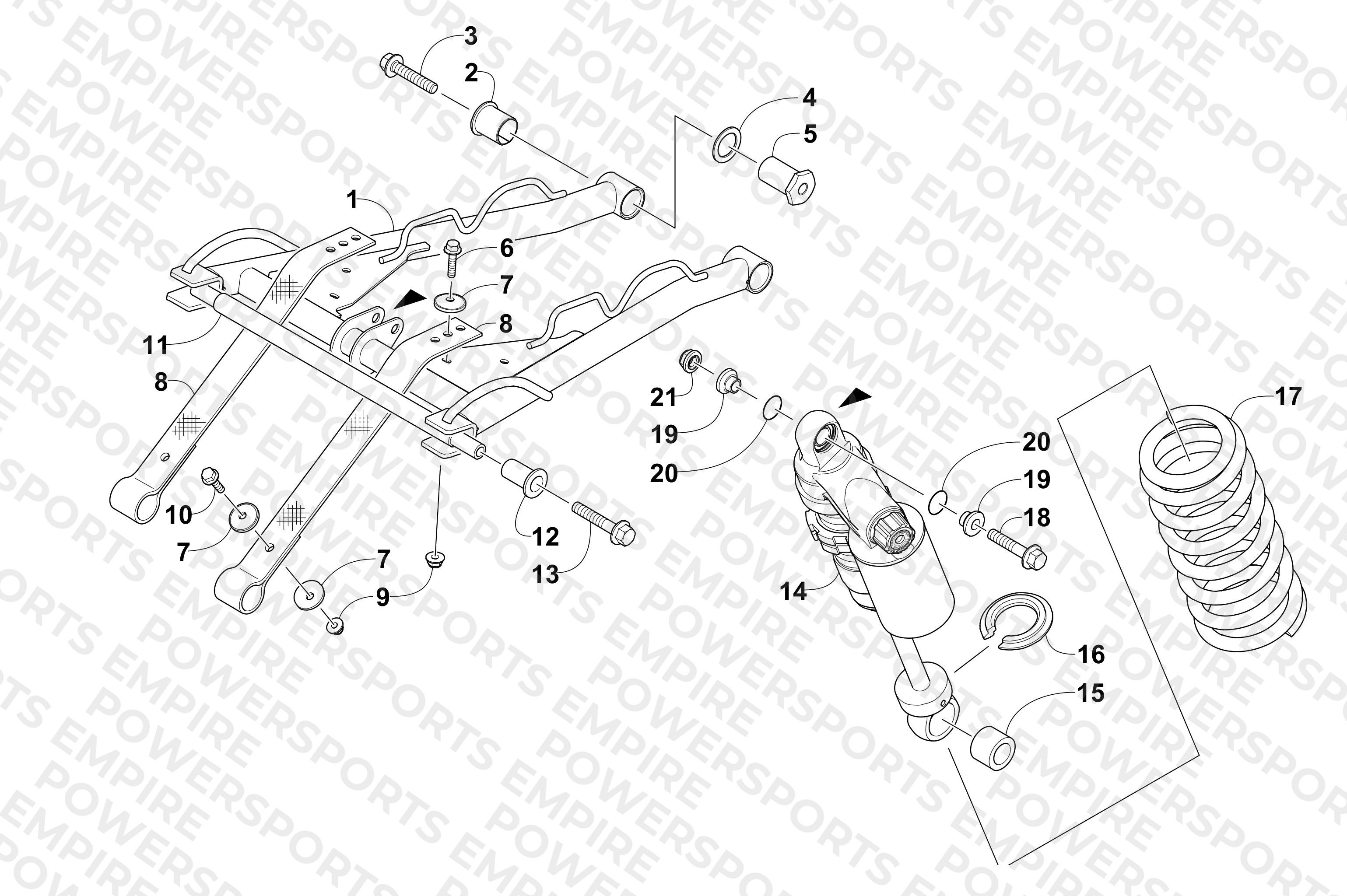 REAR SUSPENSION FRONT ARM ASSEMBLY