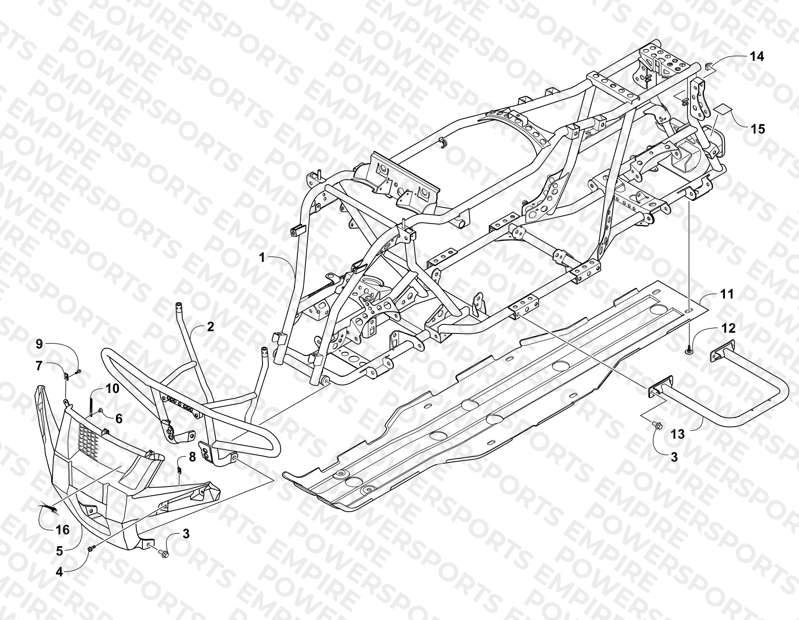 FRAME AND RELATED PARTS