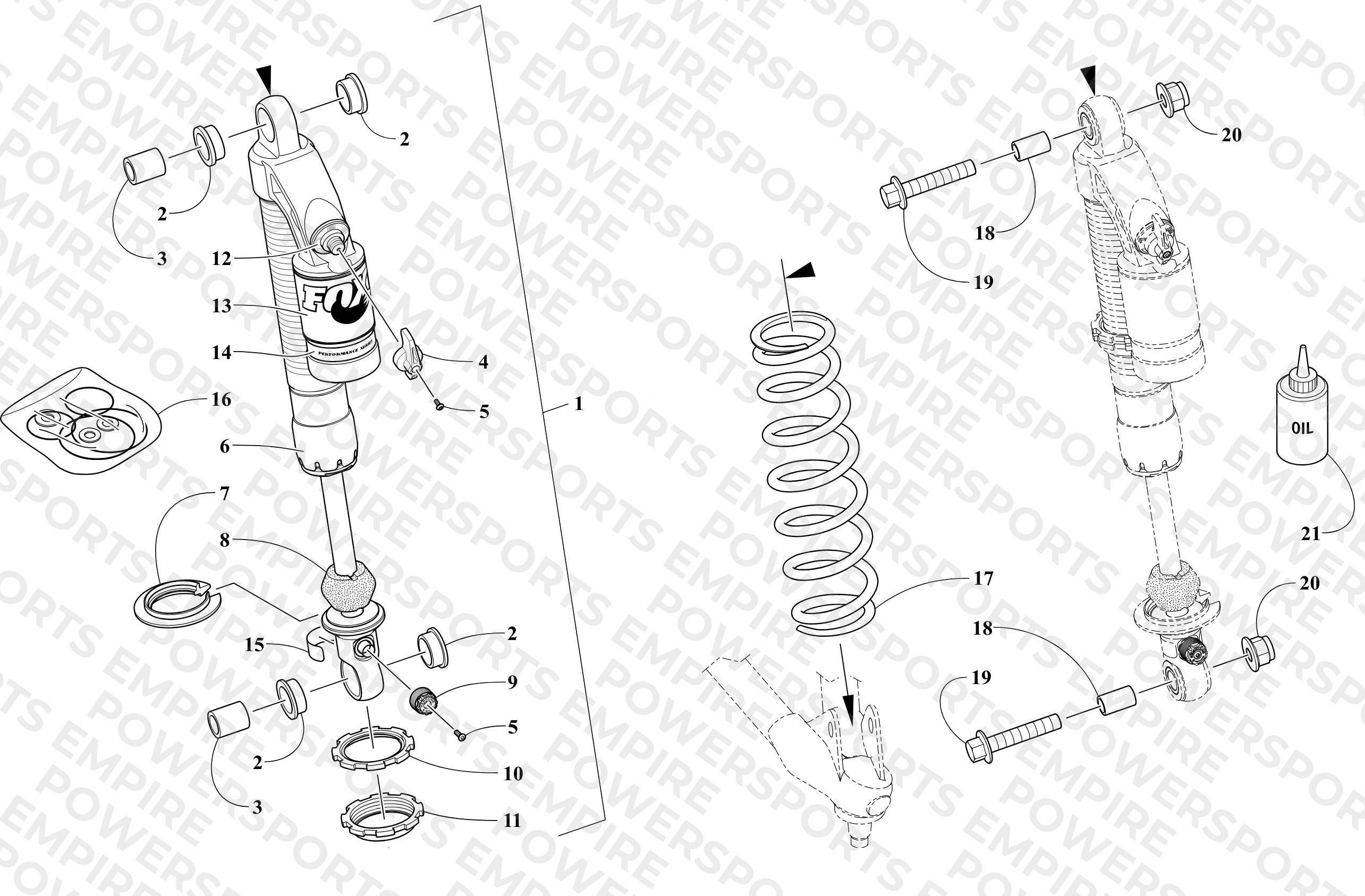 FRONT SUSPENSION SHOCK ABSORBER ASSEMBLY