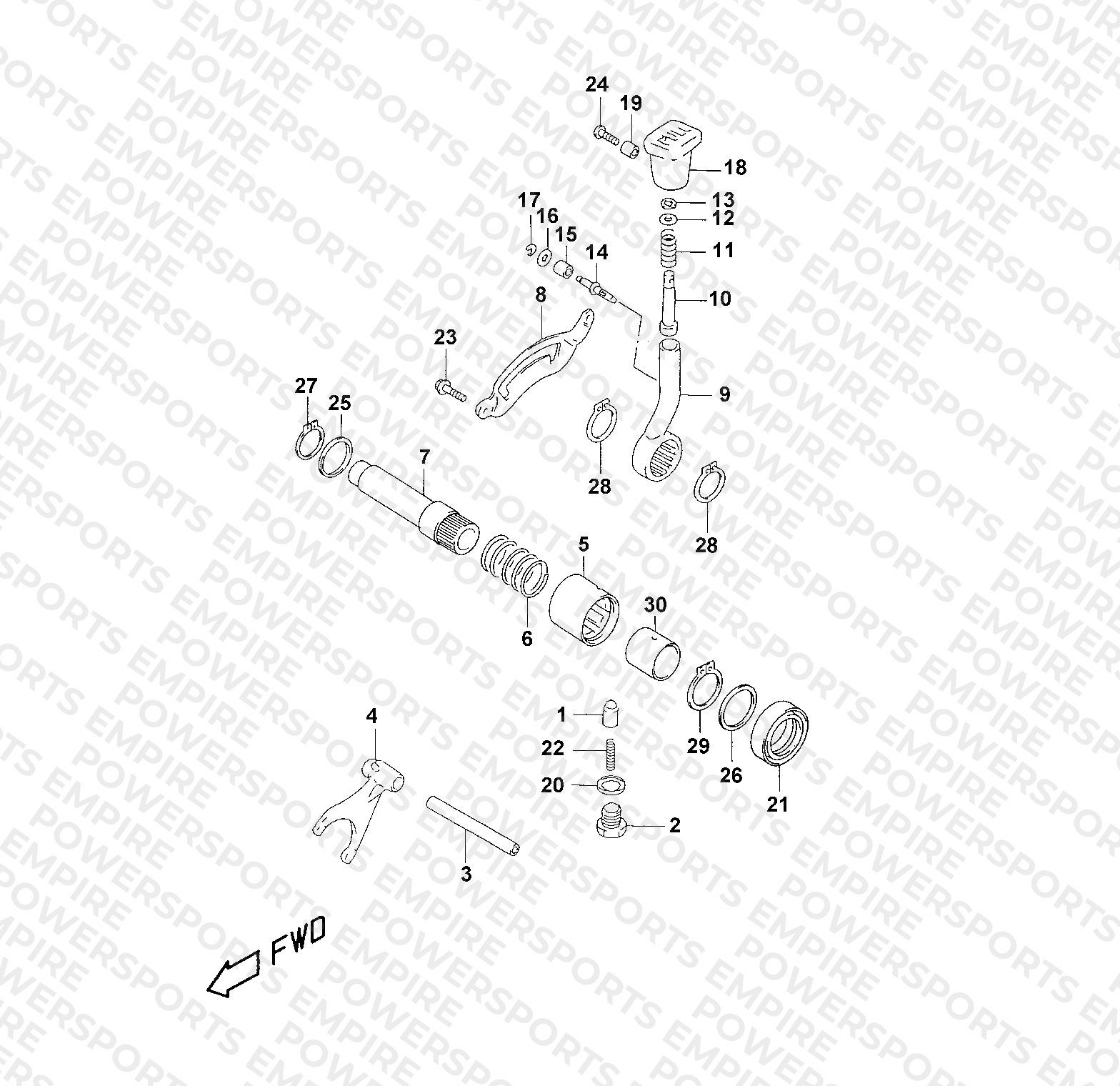 HI/LO SHIFTER ASSEMBLY