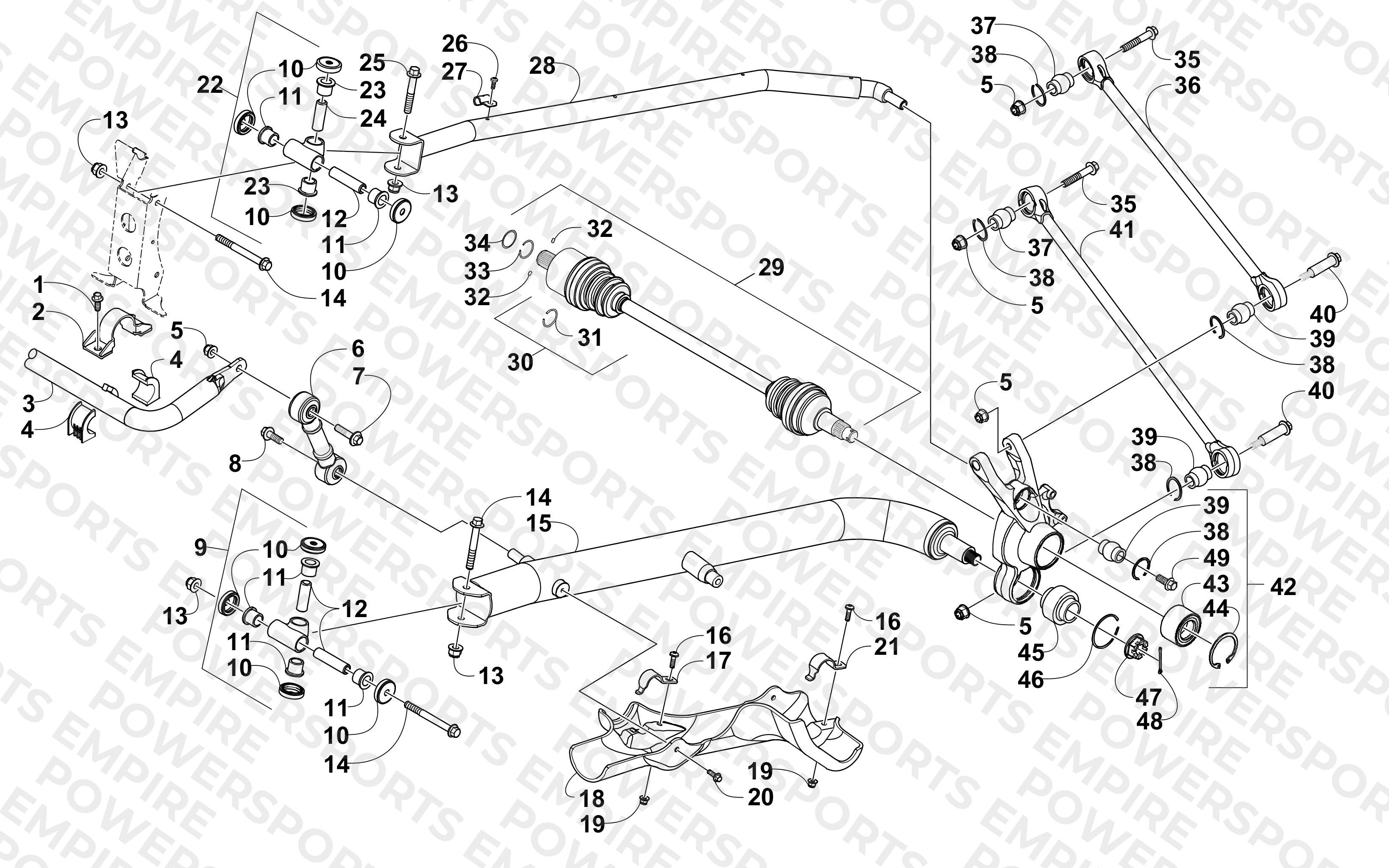 REAR SUSPENSION ASSEMBLY