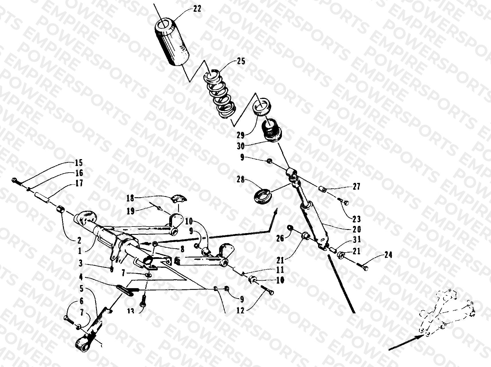REAR SUSPENSION - FRONT ARM ASSEMBLIES