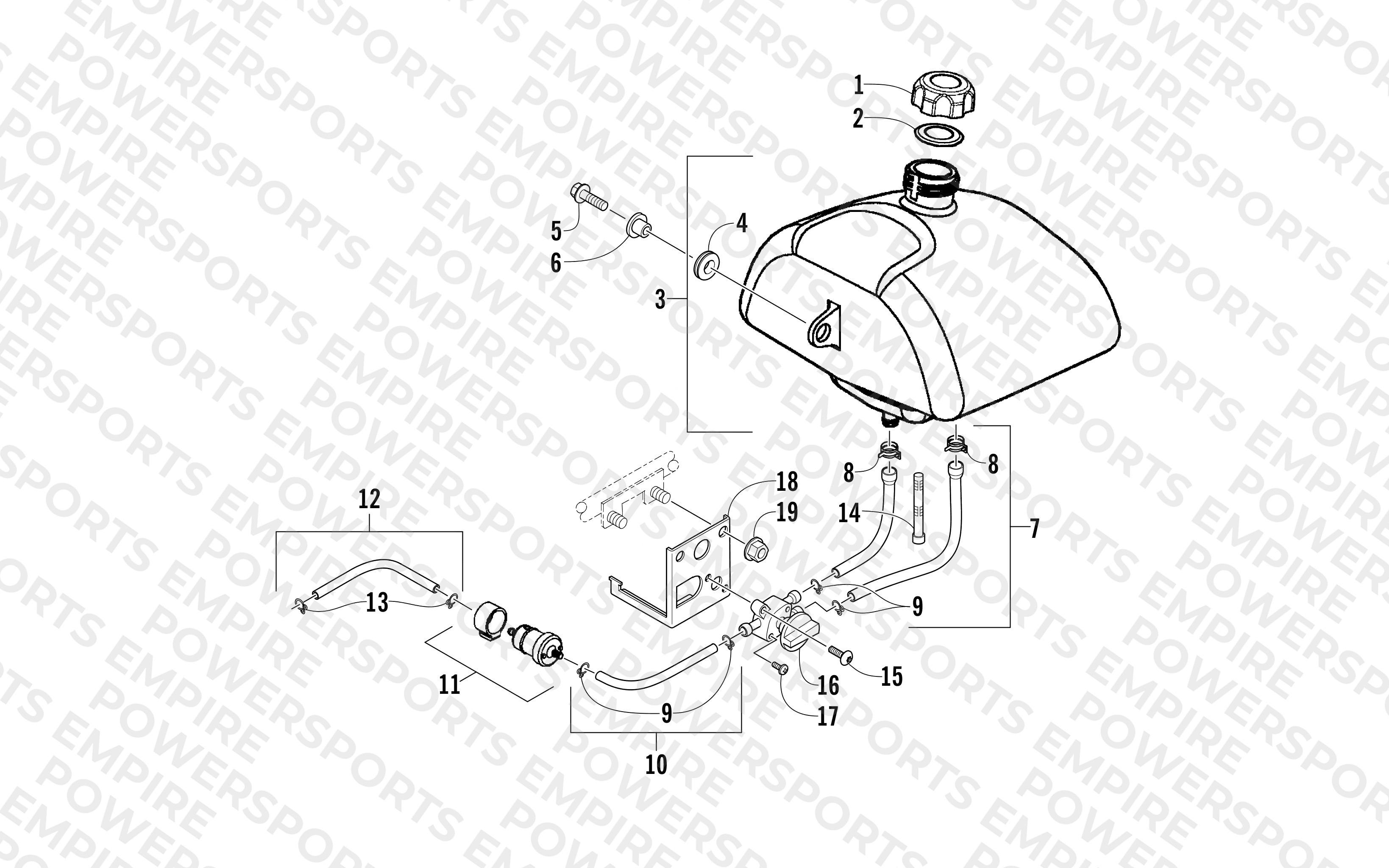 GAS TANK ASSEMBLY