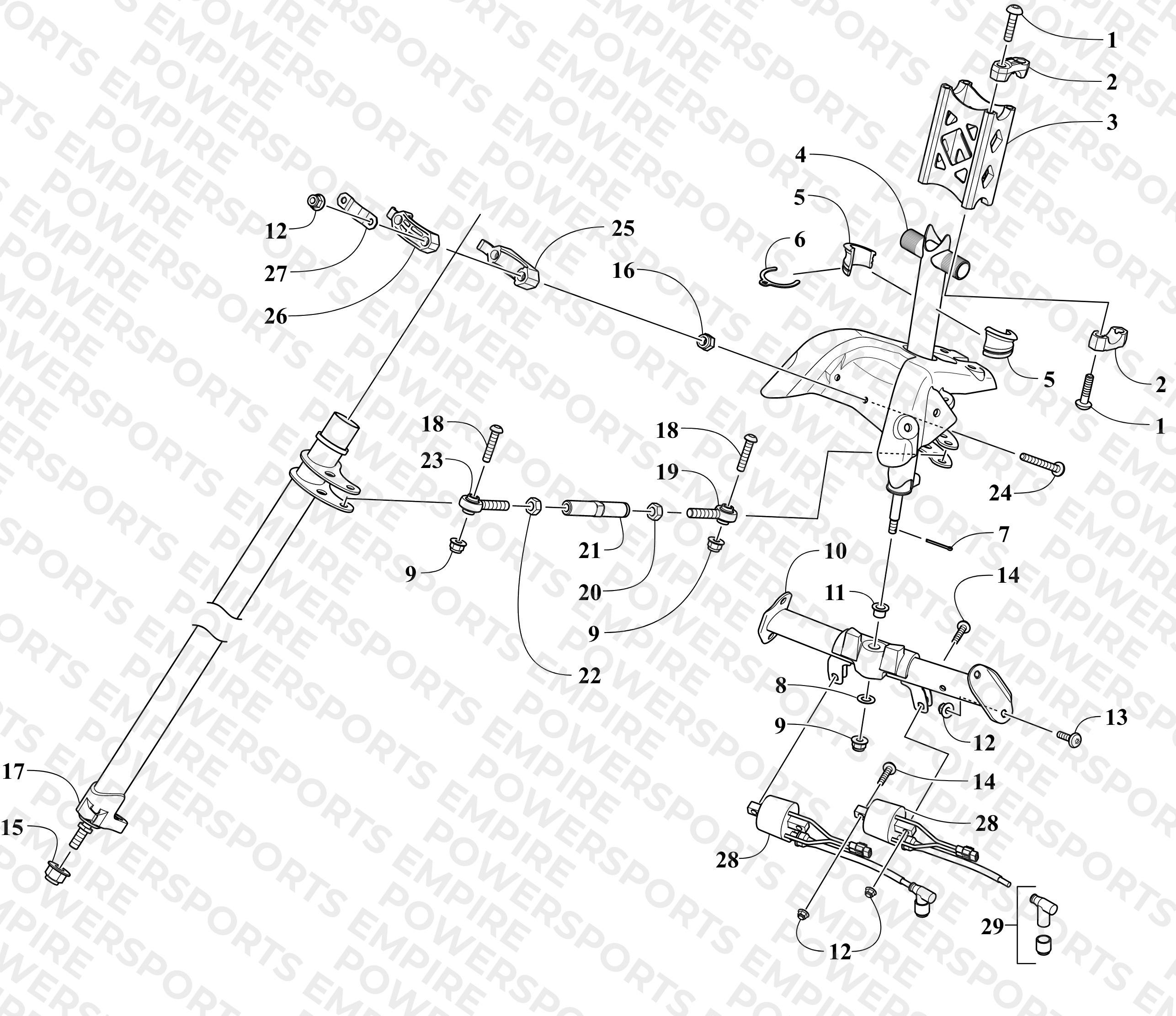STEERING POST ASSEMBLY