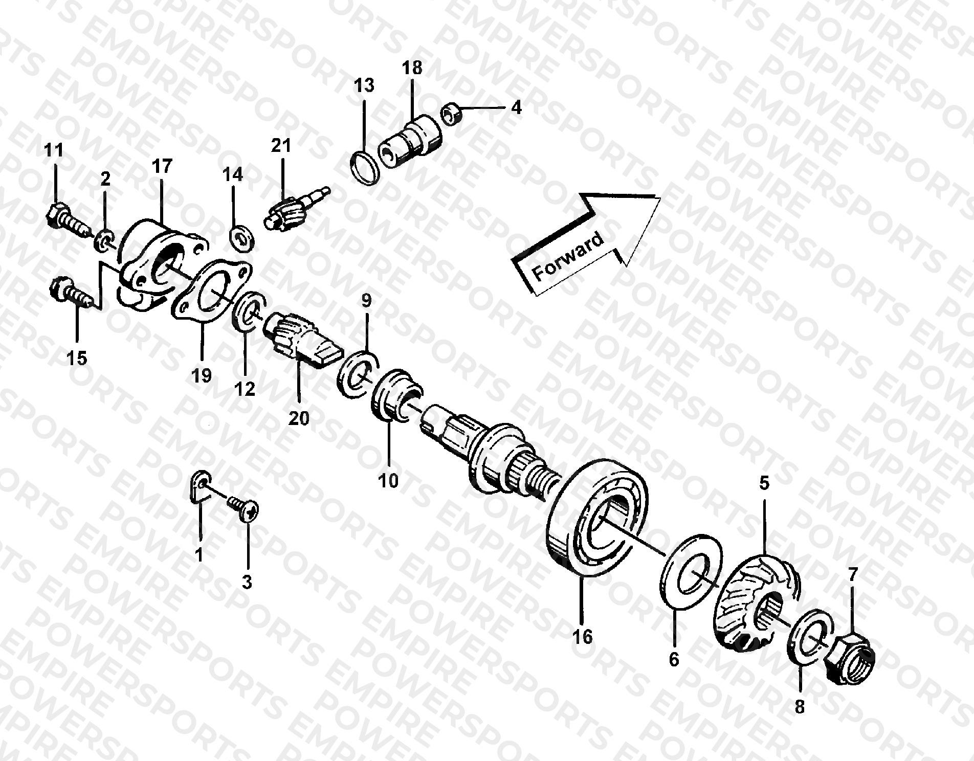 SPEEDOMETER DRIVE ASSEMBLY