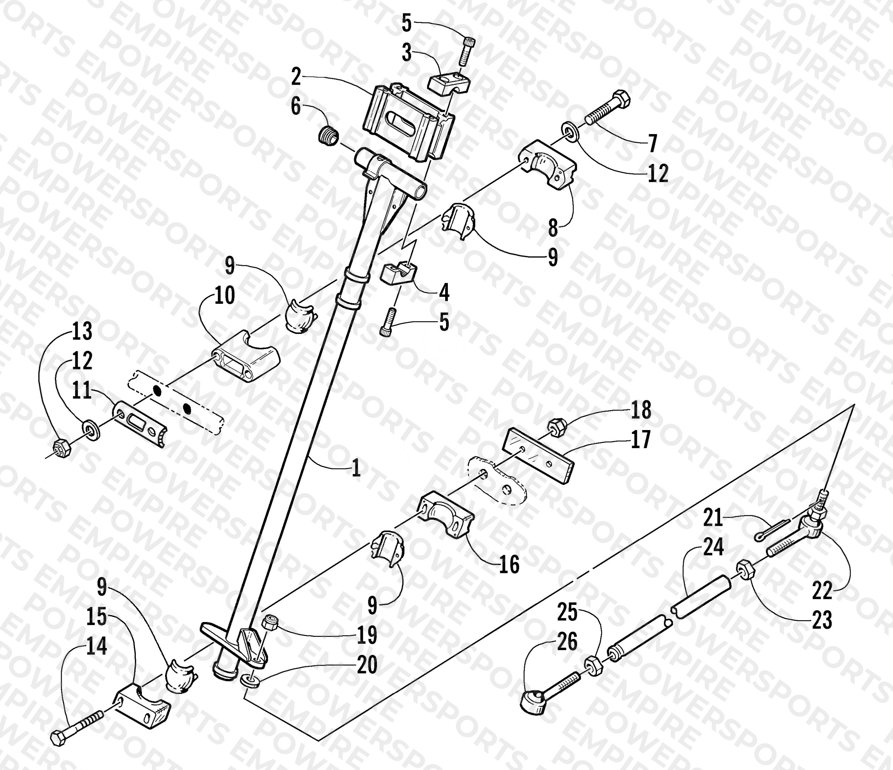 STEERING POST ASSEMBLY