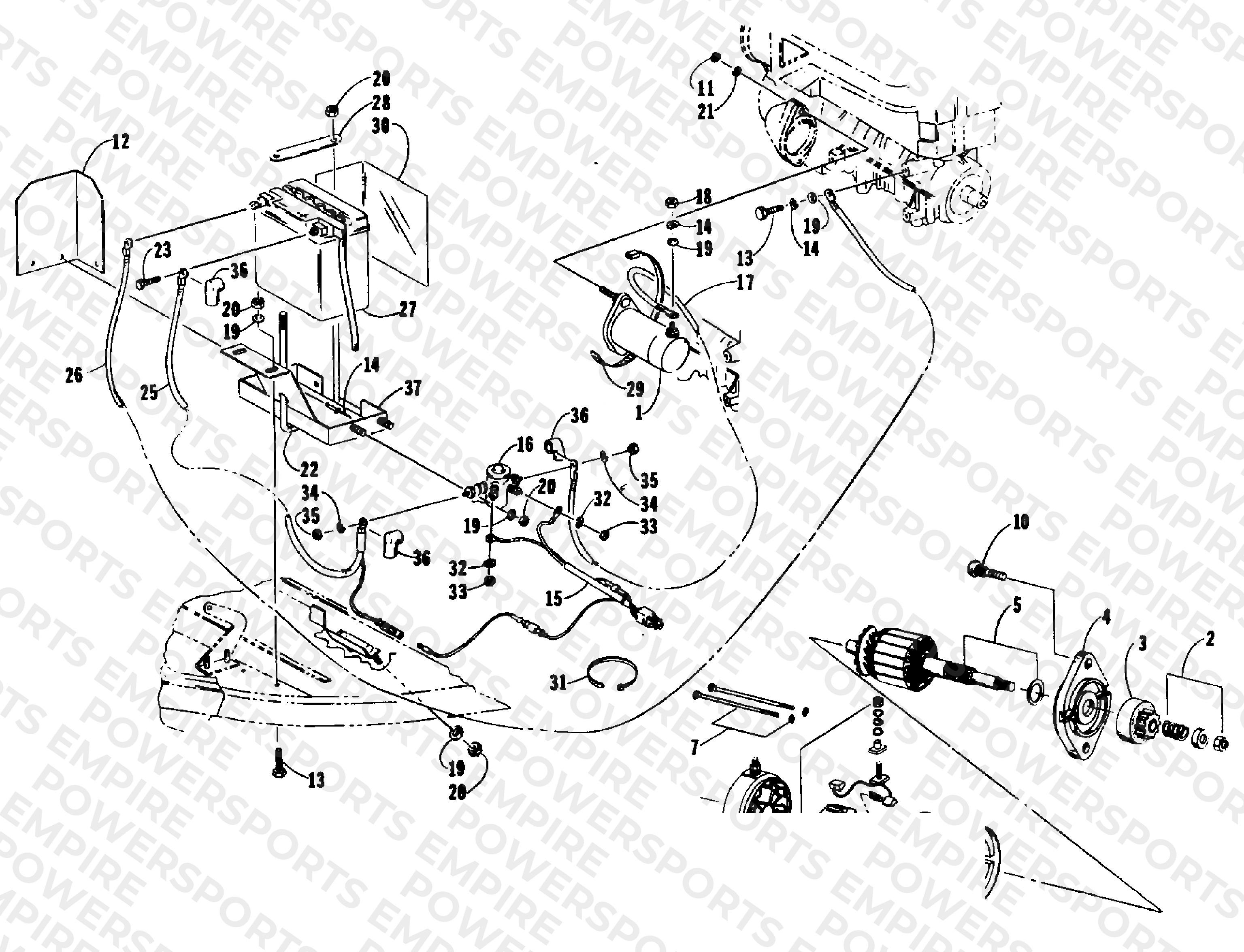 ELECTRIC START ASSEMBLY
