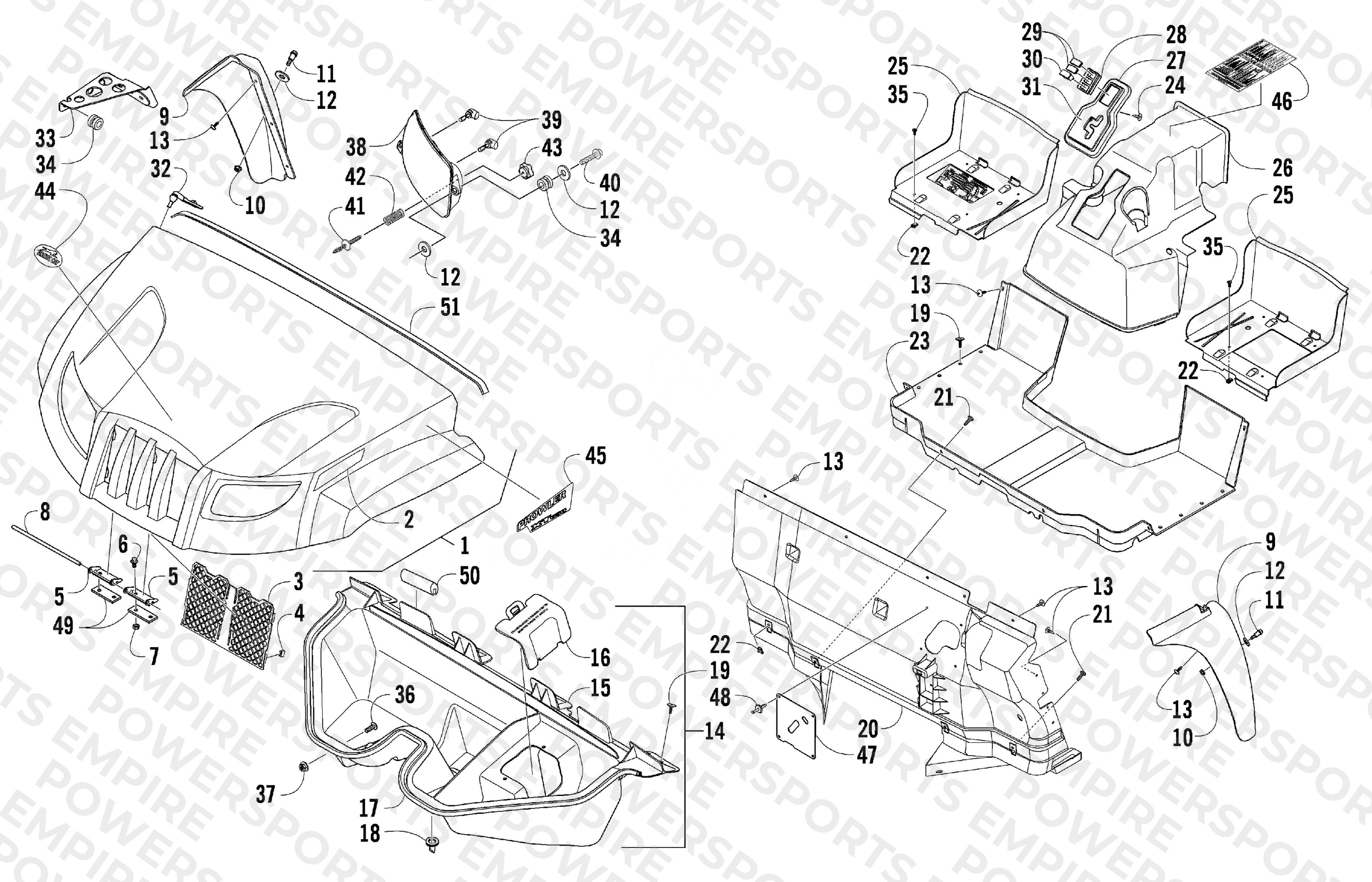 FRONT BODY PANEL ASSEMBLY