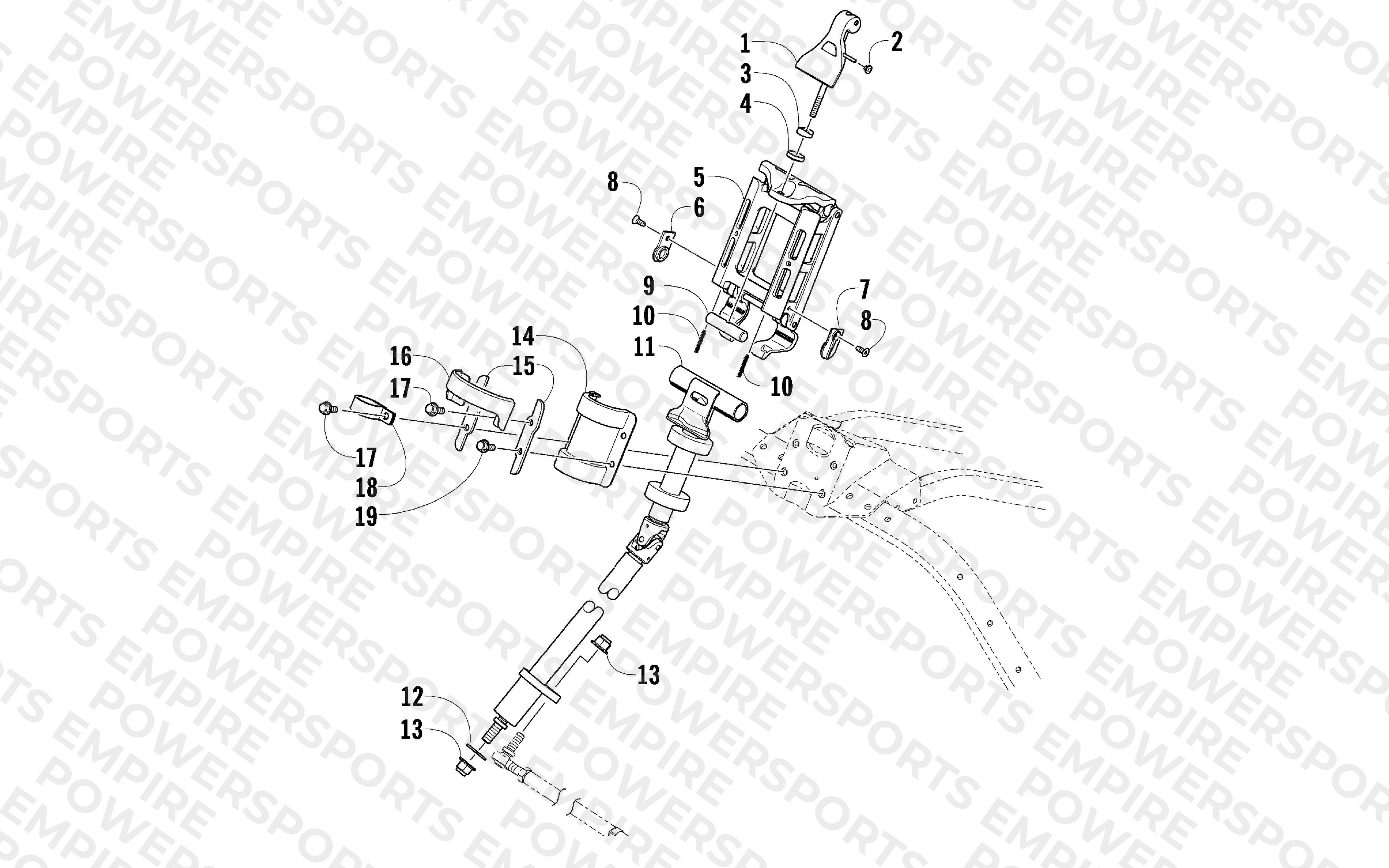 STEERING POST ASSEMBLY