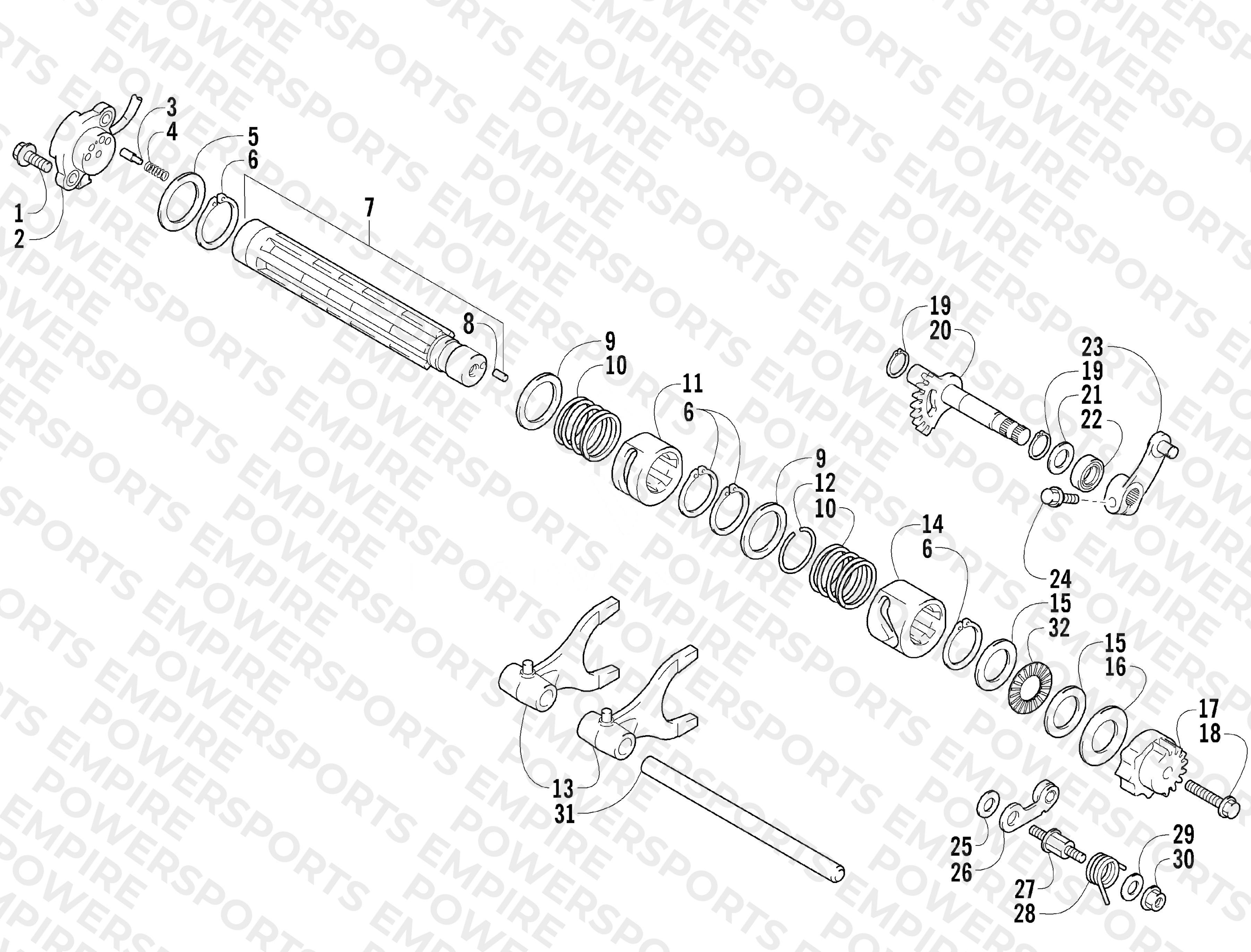 GEAR SHIFTING ASSEMBLY