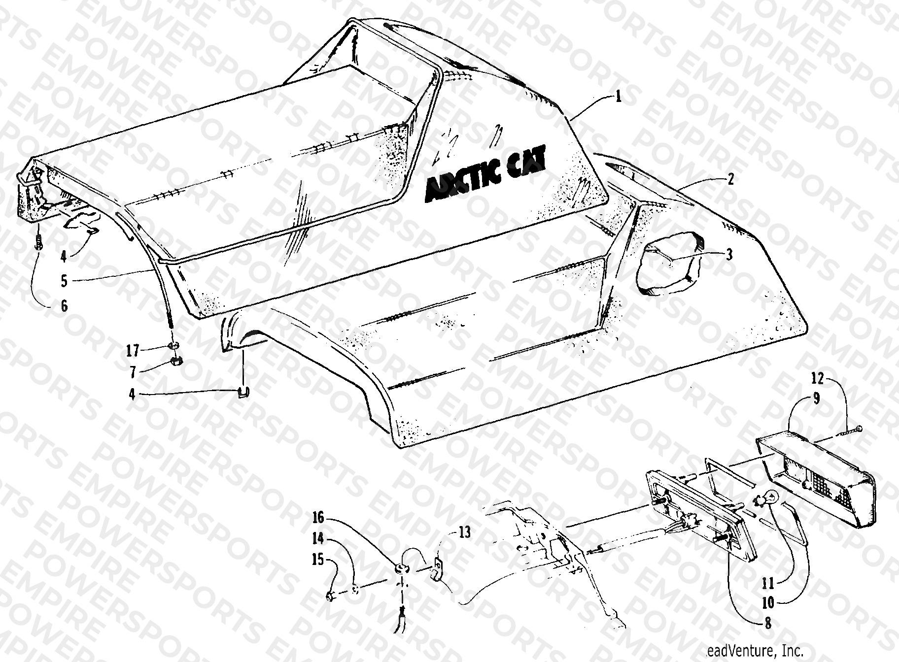 SEAT AND TAILLIGHT ASSEMBLIES