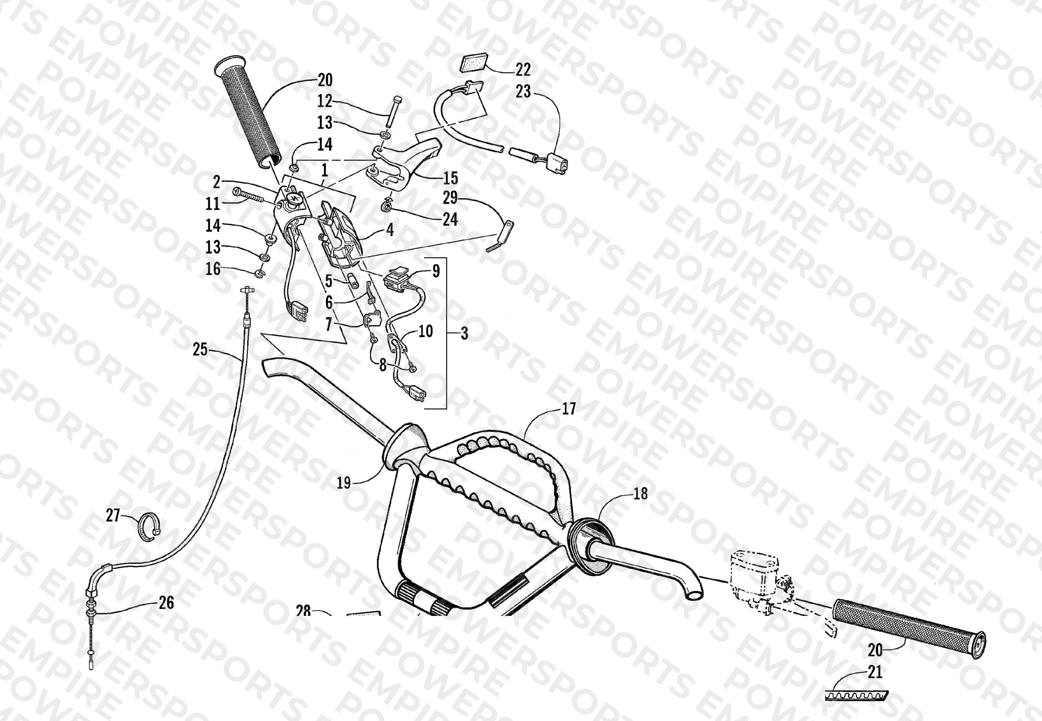 HANDLEBAR AND CONTROLS