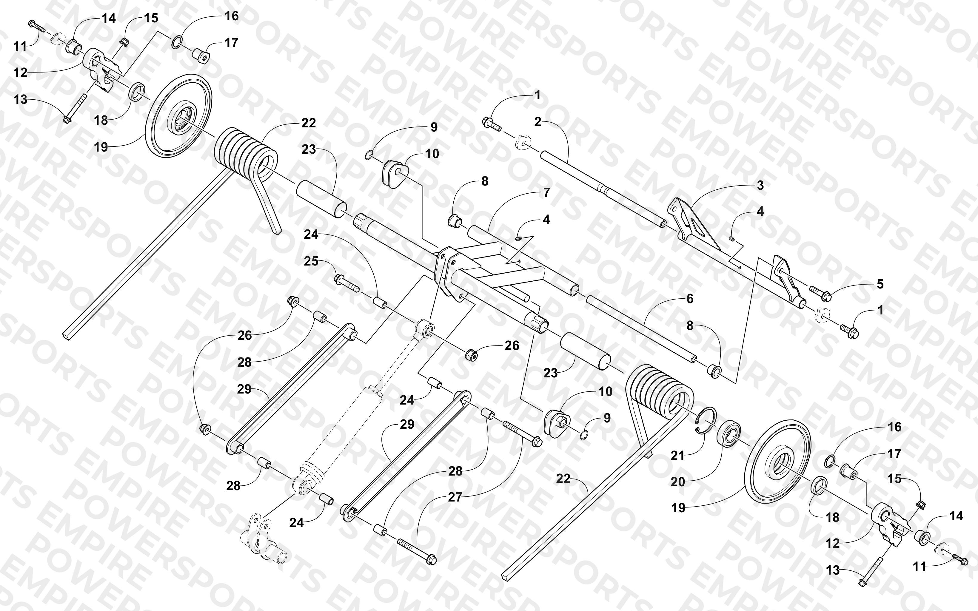 REAR SUSPENSION REAR ARM ASSEMBLY