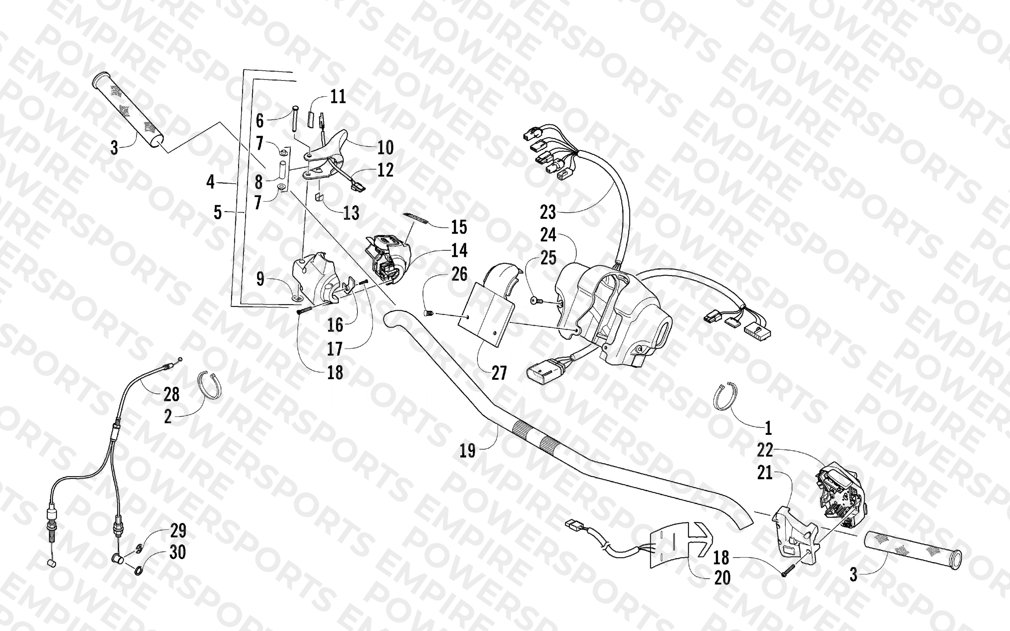 HANDLEBAR AND CONTROLS