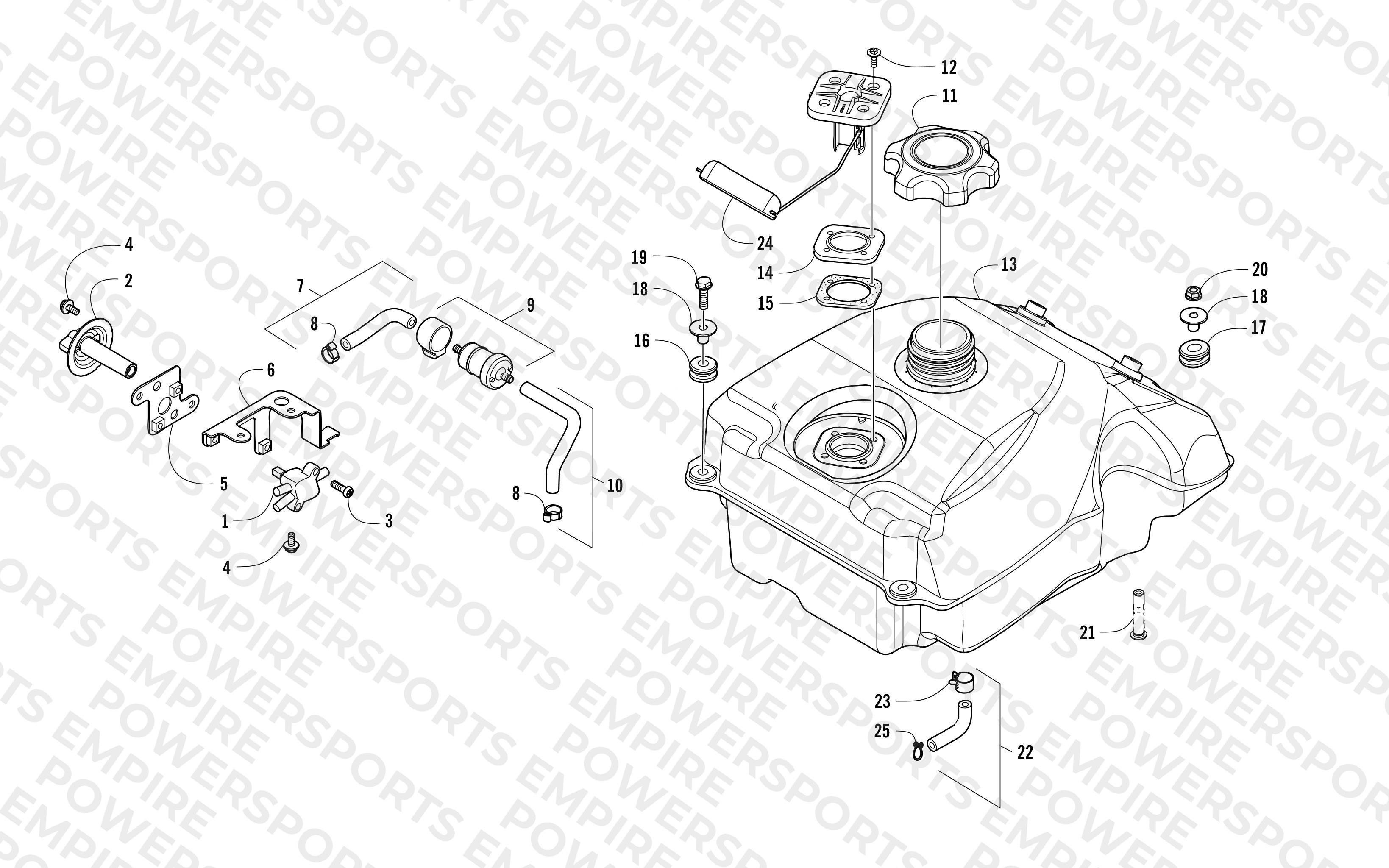 GAS TANK ASSEMBLY