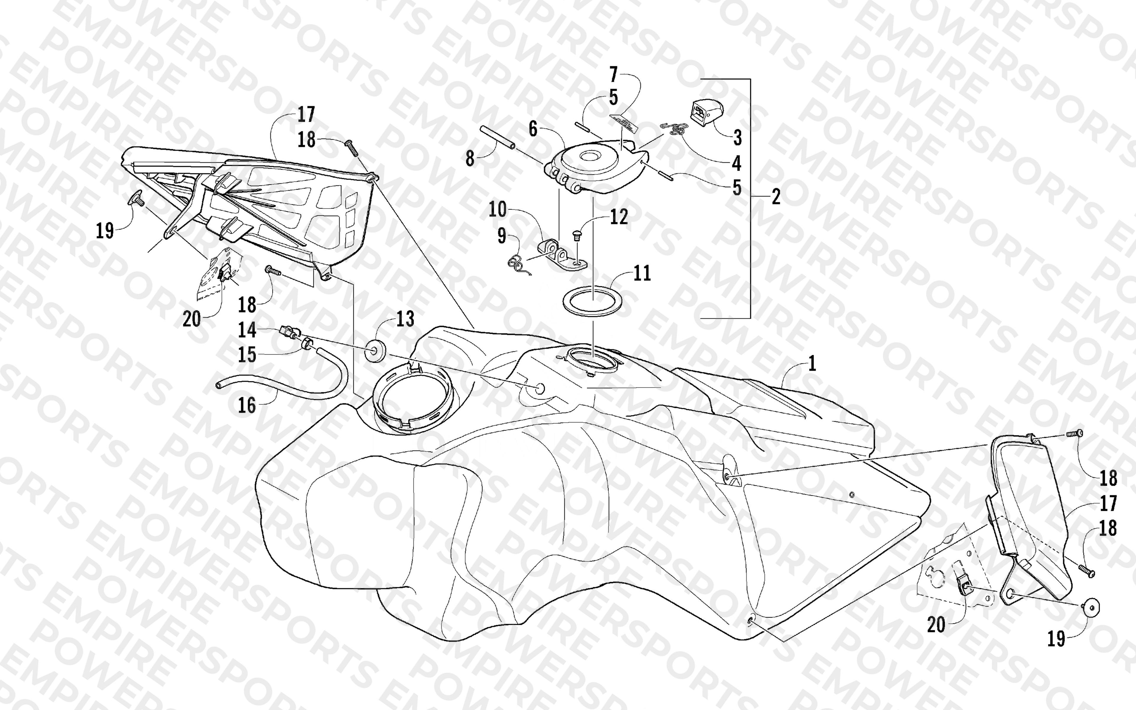 GAS TANK ASSEMBLY