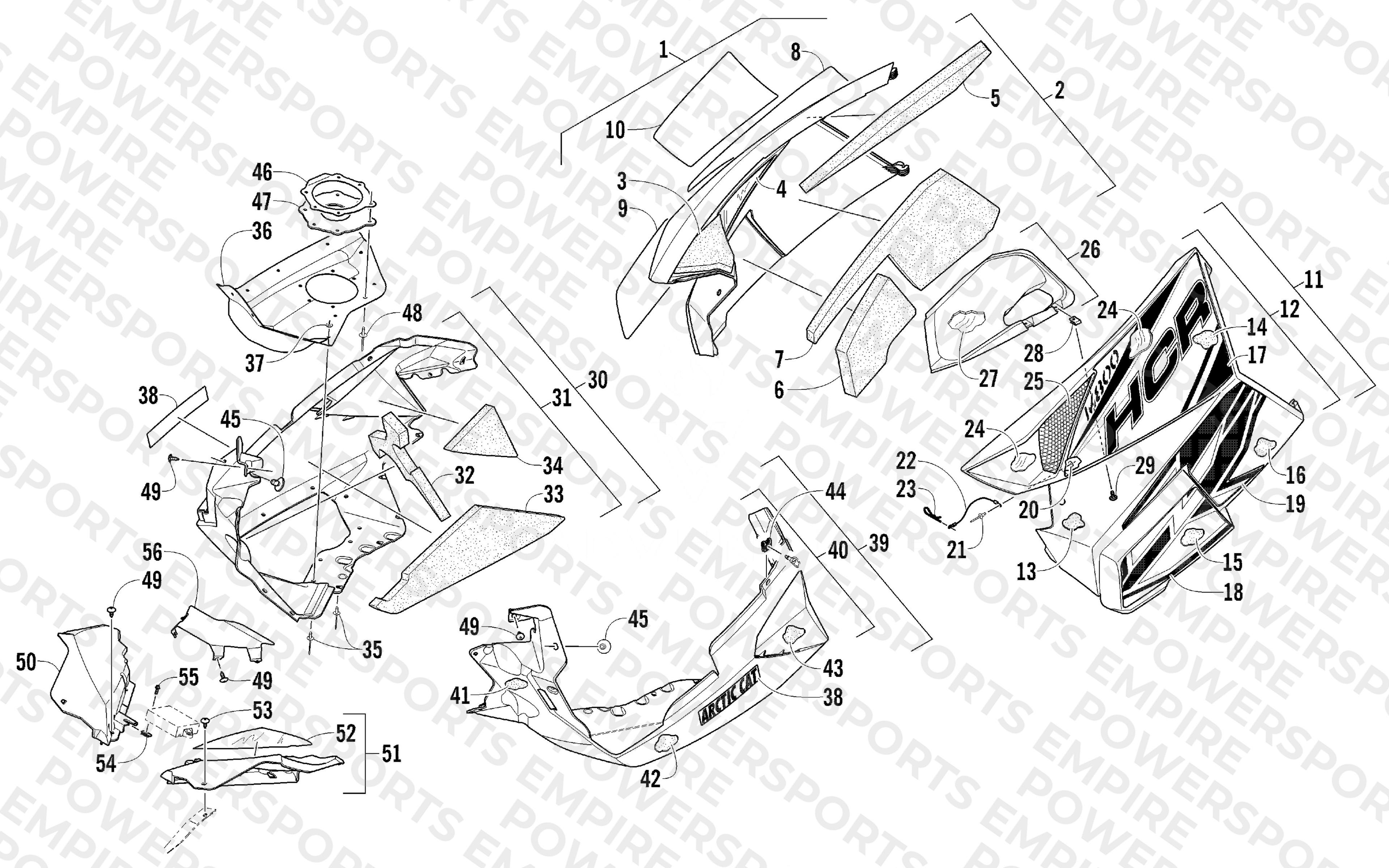 SKID PLATE AND SIDE PANEL ASSEMBLY