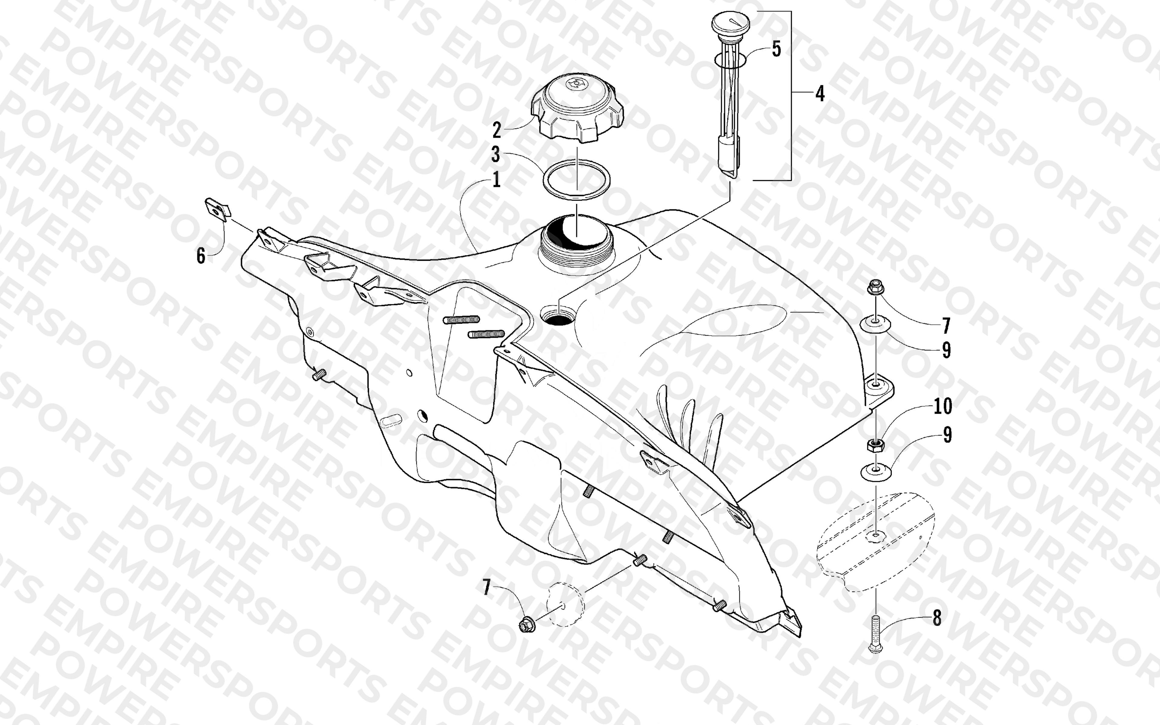 GAS TANK ASSEMBLY