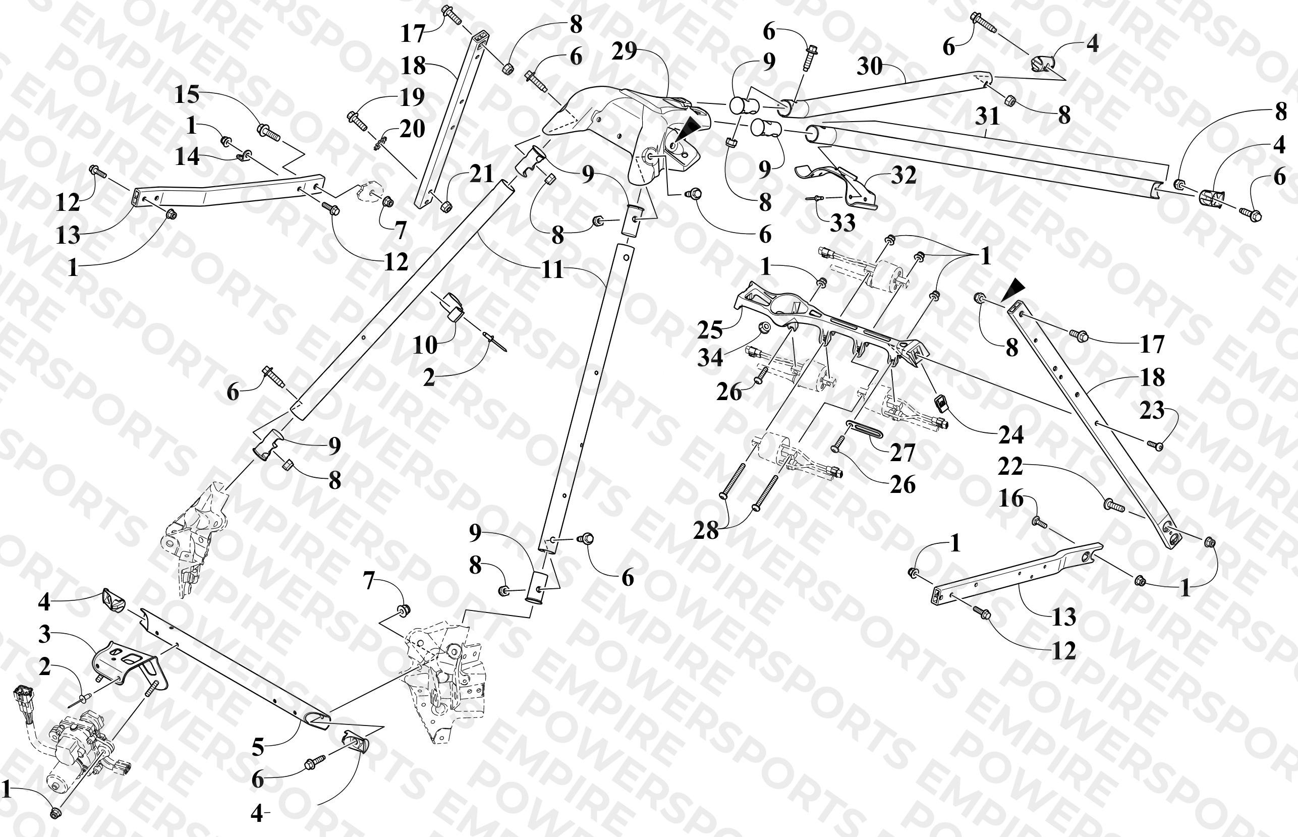STEERING SUPPORT ASSEMBLY