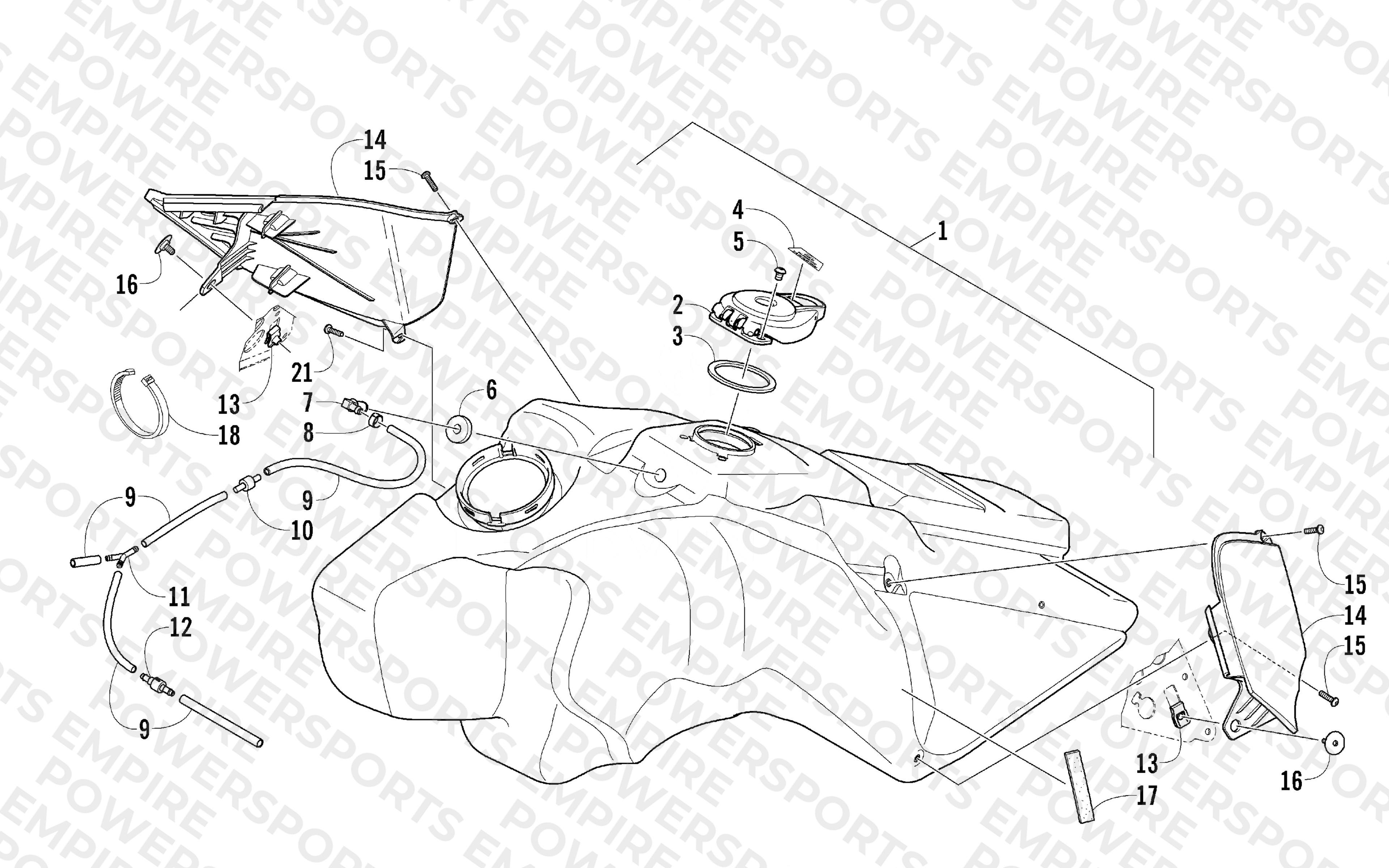 GAS TANK ASSEMBLY