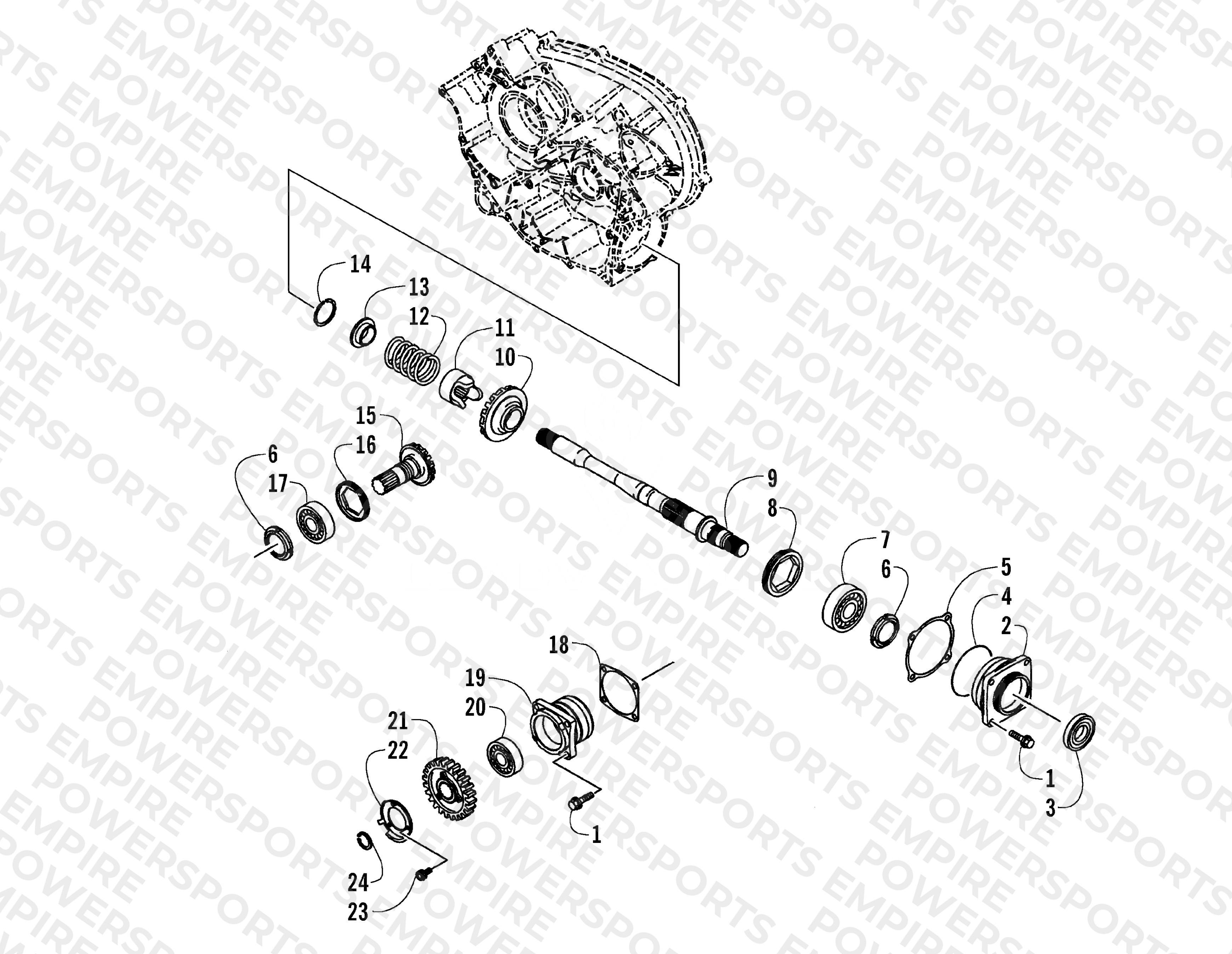 FRONT BEVEL GEAR