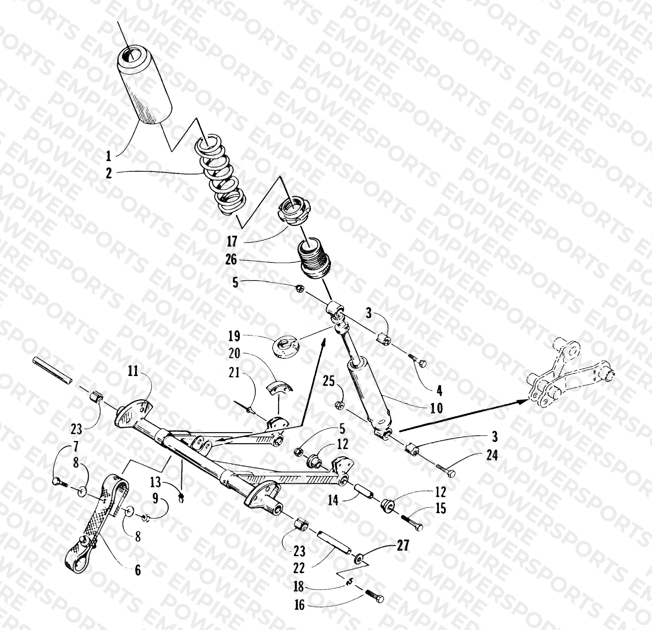 REAR SUSPENSION FRONT ARM ASSEMBLY
