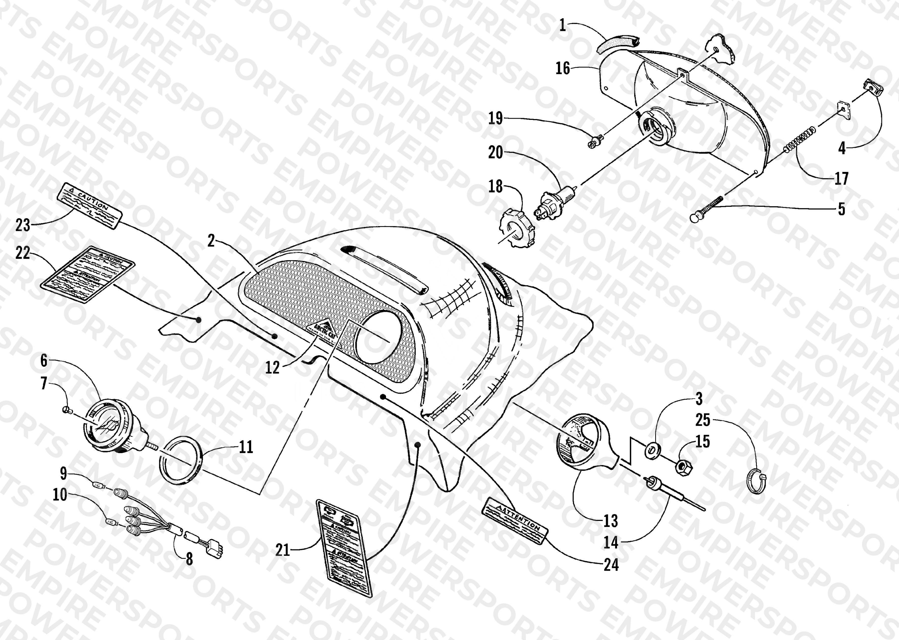 HEADLIGHT AND INSTRUMENT POD