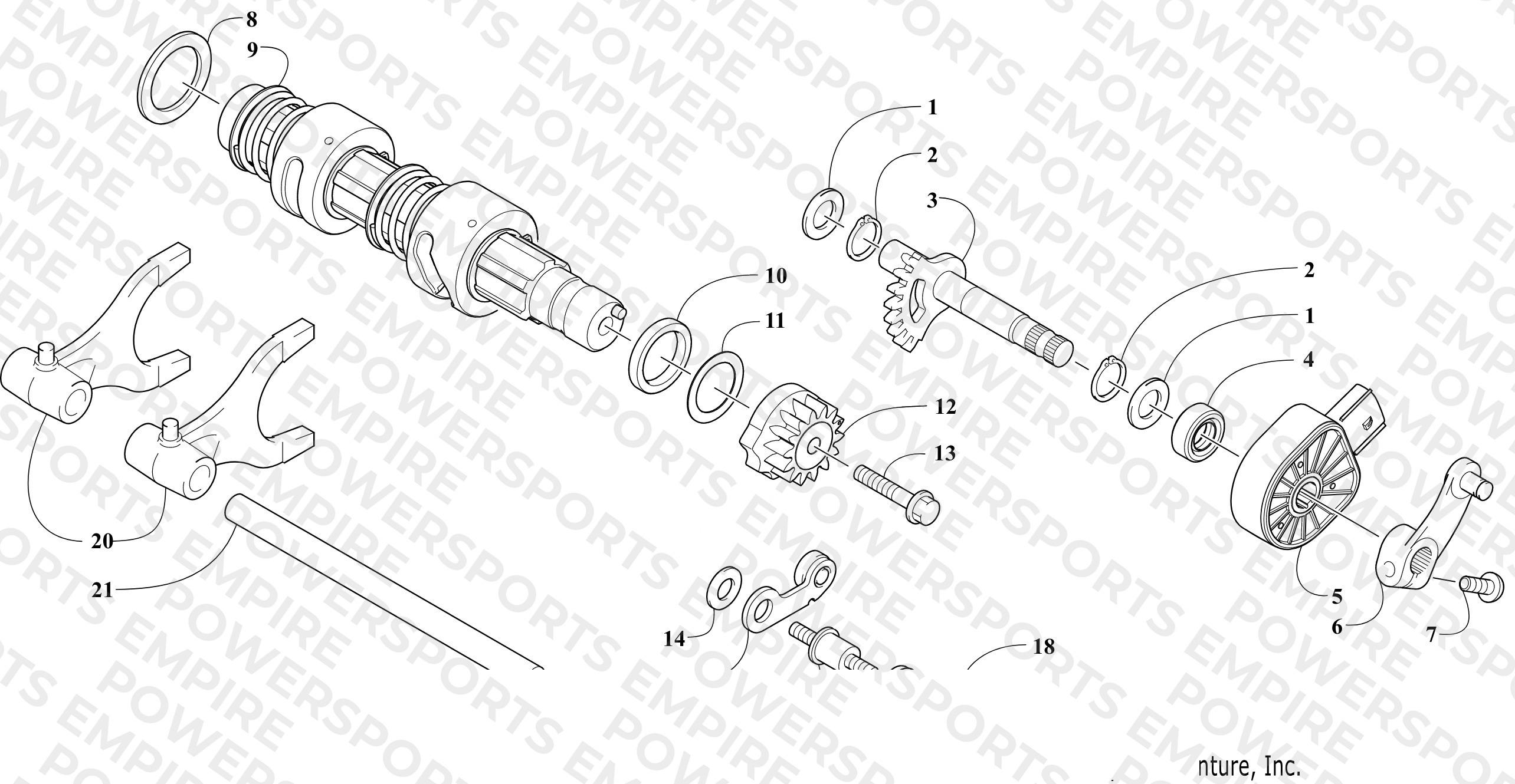 GEAR SHIFTING ASSEMBLY