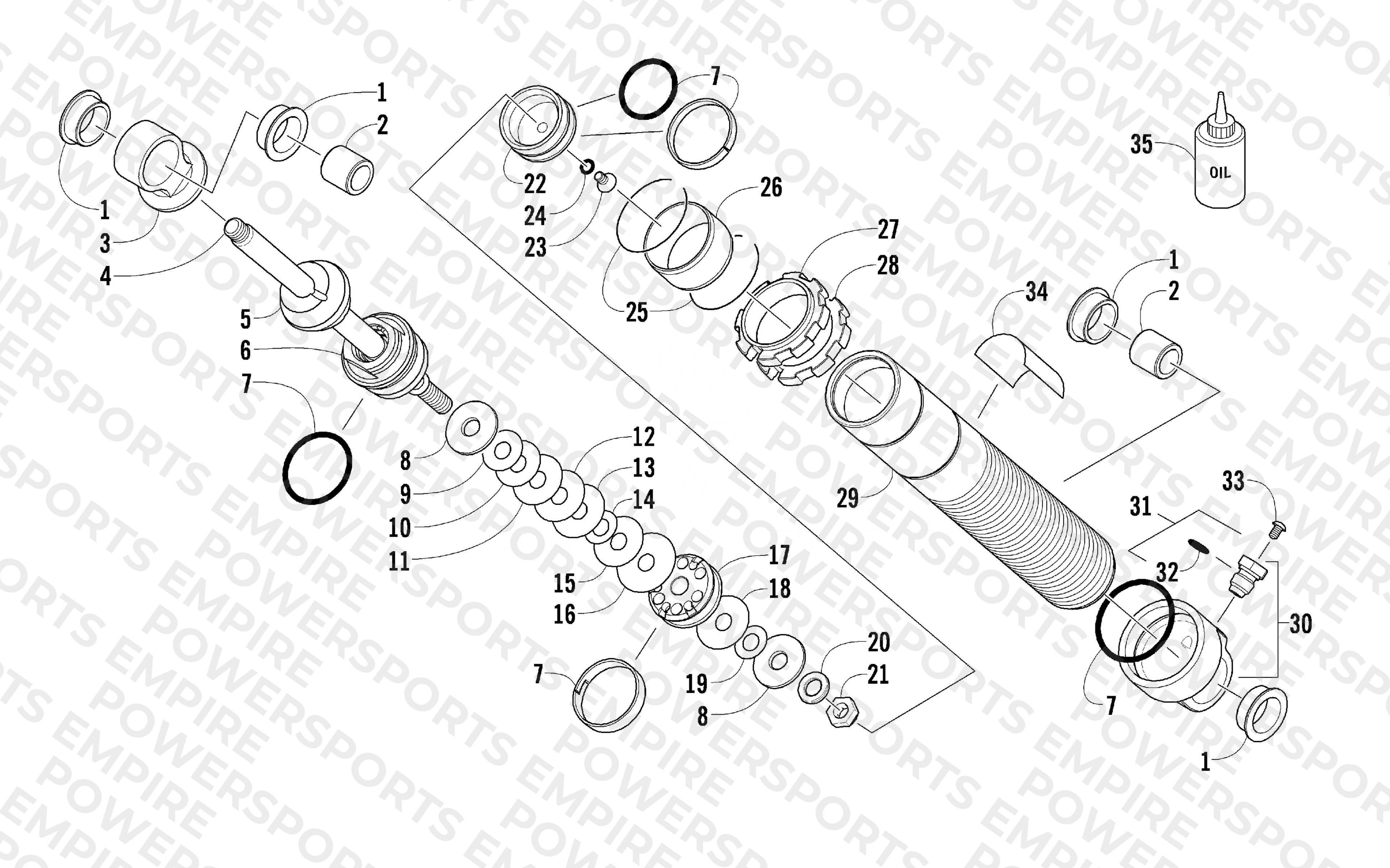 FRONT SUSPENSION SHOCK ABSORBER