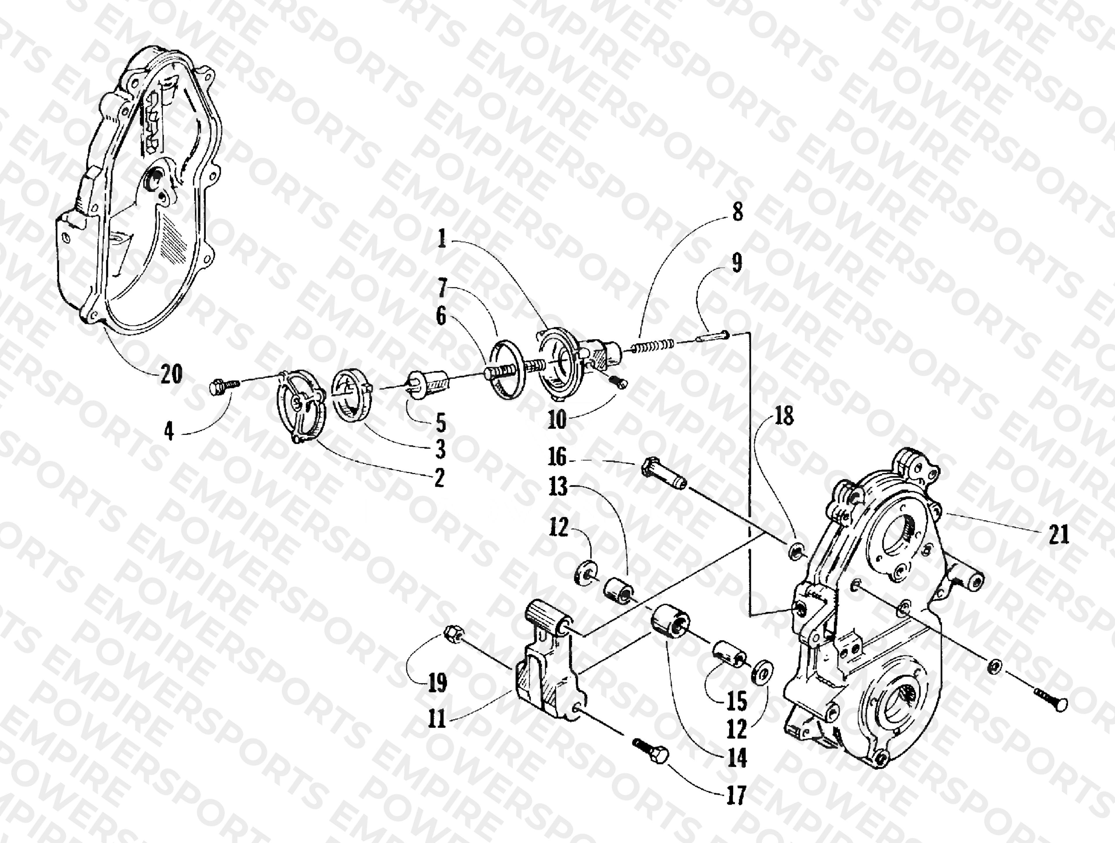 DROPCASE CHAIN TENSION ASSEMBLY