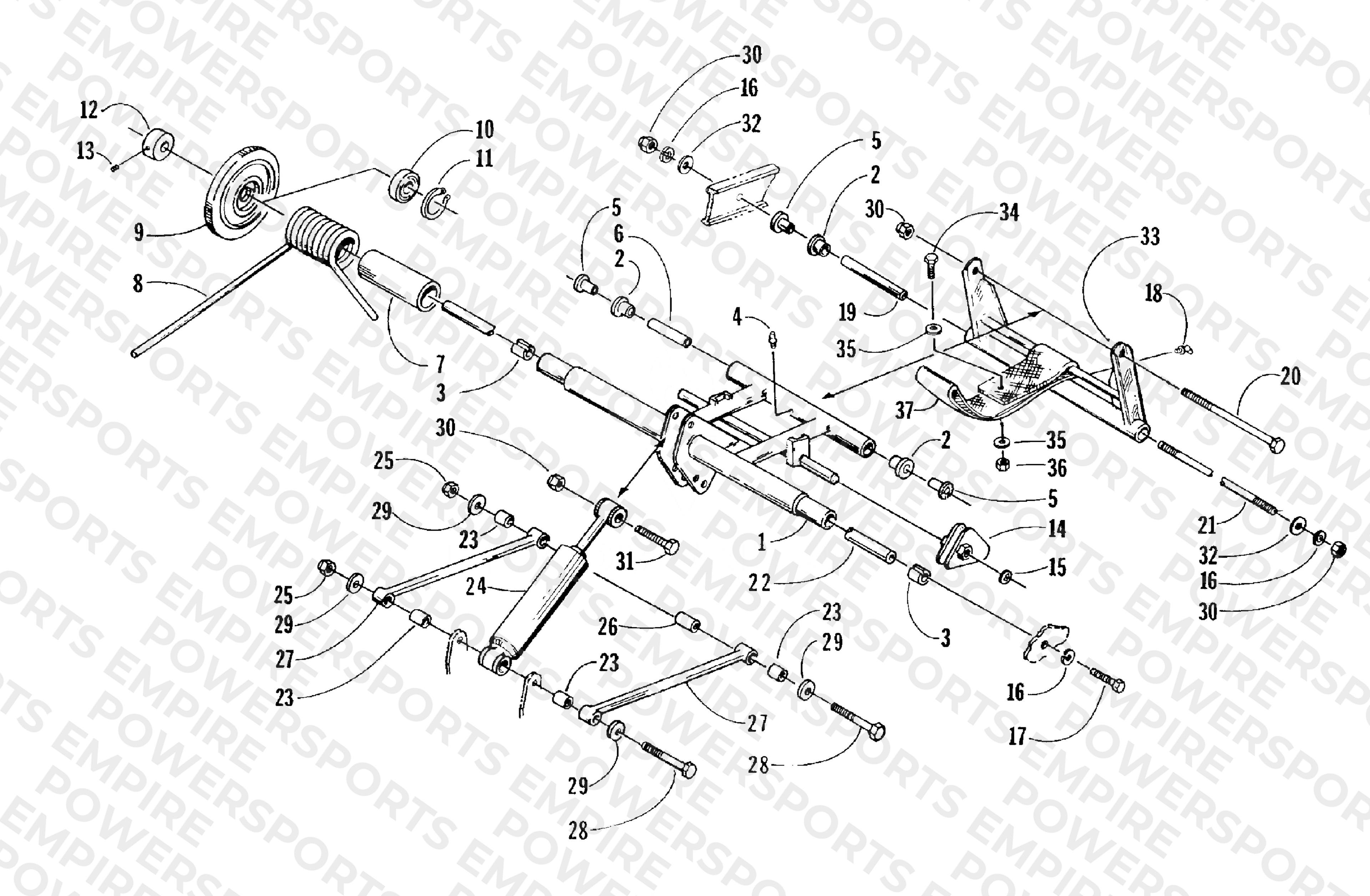 REAR SUSPENSION/REAR ARM ASSEMBLY