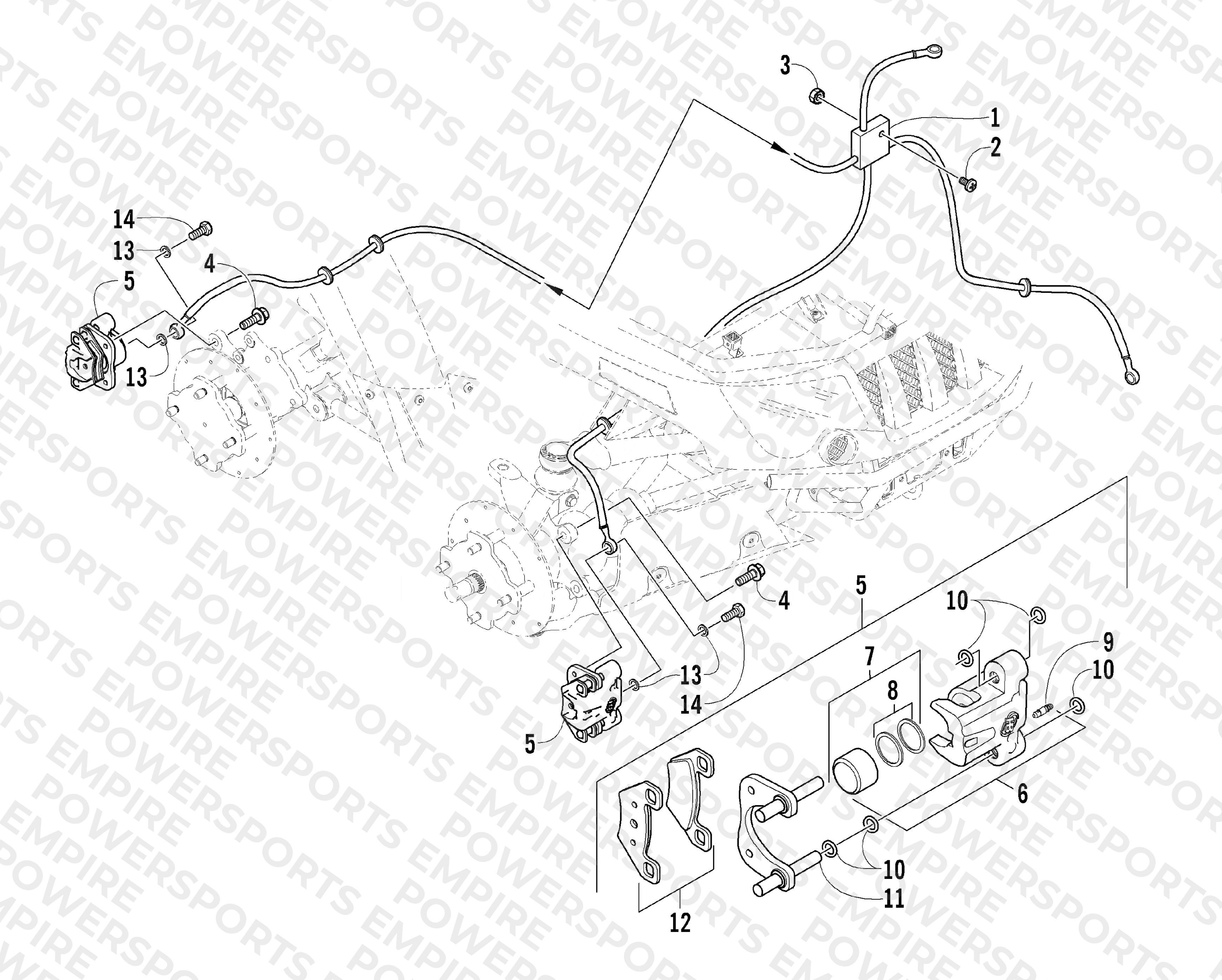 HYDRAULIC BRAKE ASSEMBLY