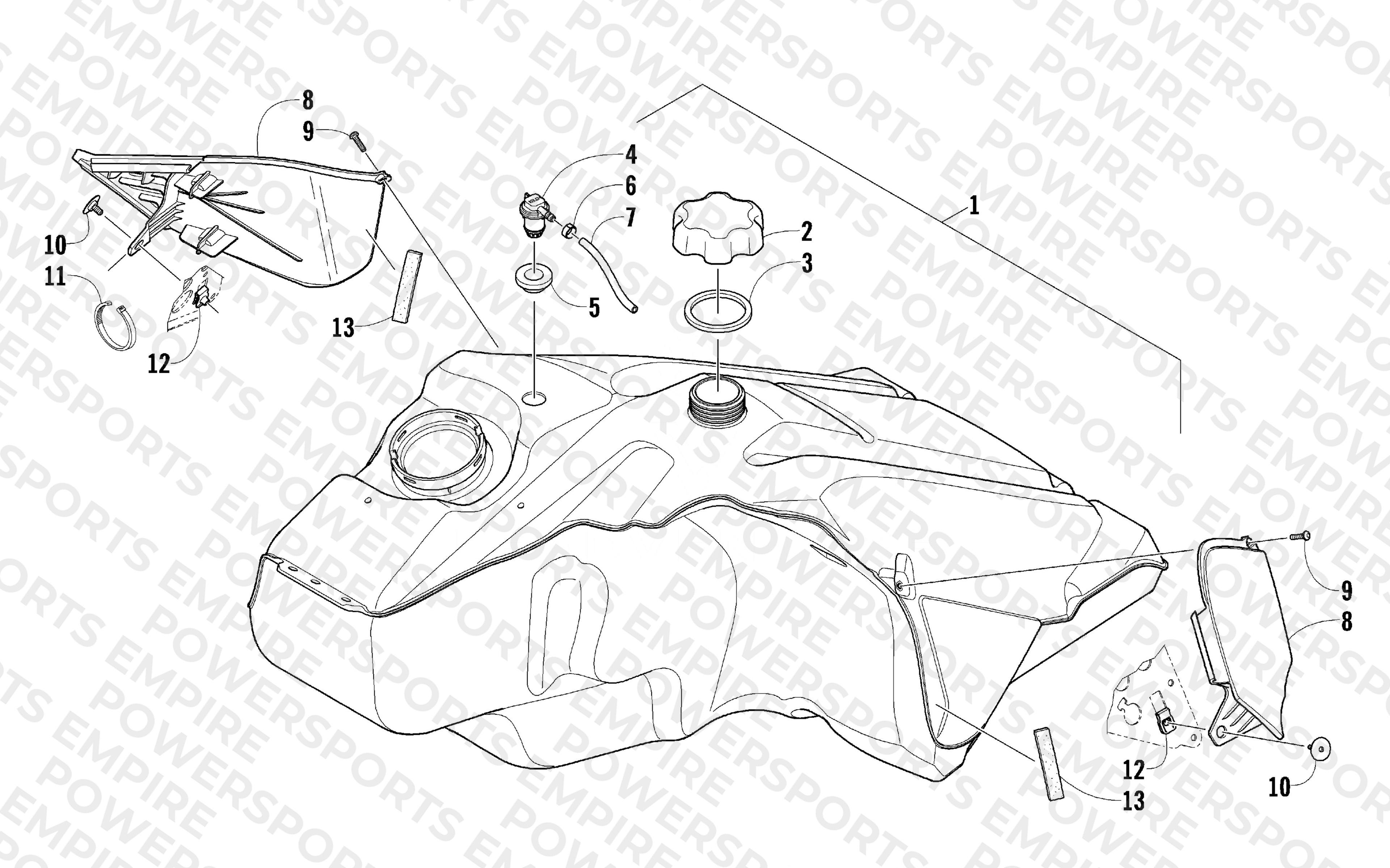 GAS TANK ASSEMBLY