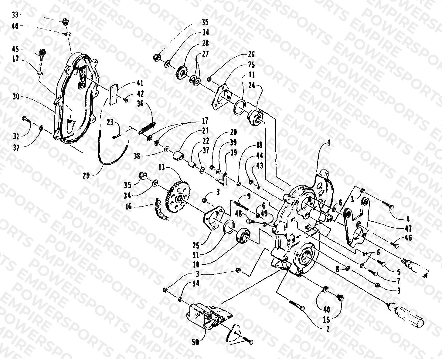 DRIVE/DROPCASE ASSEMBLY
