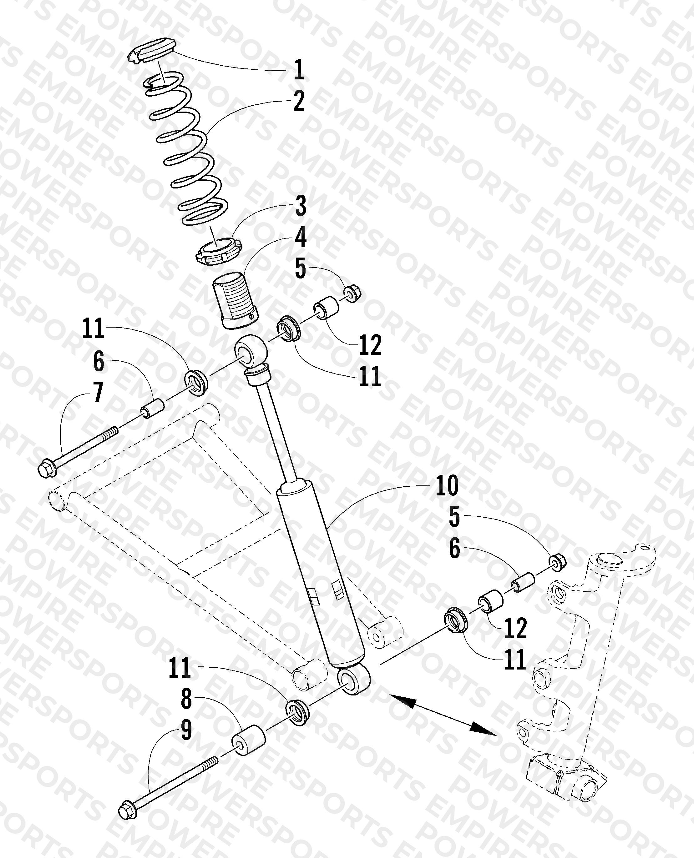 FRONT SUSPENSION SHOCK ABSORBER ASSEMBLY